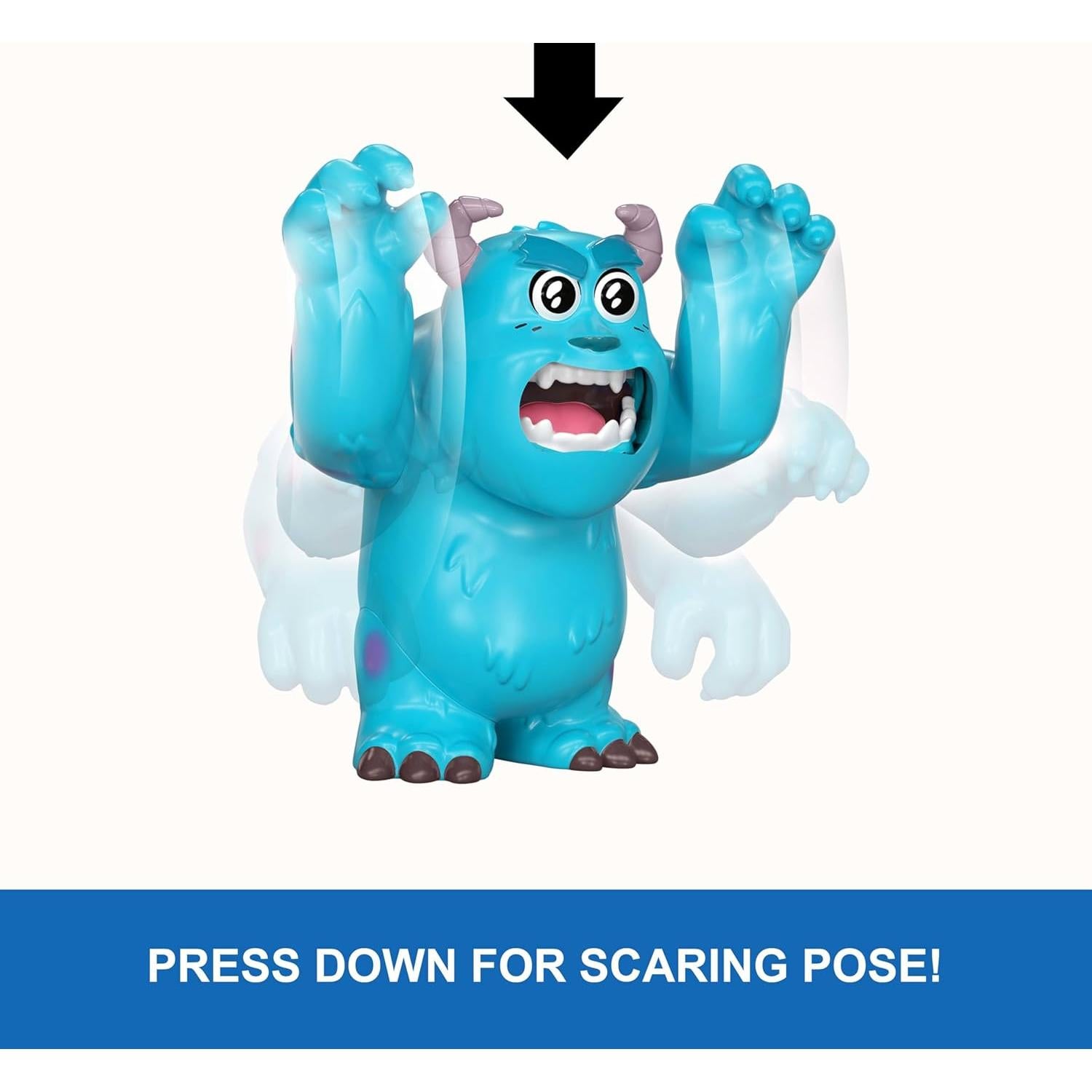 Juguete de Acción Sulley Disney Pixar 8.89 cm Click Figs