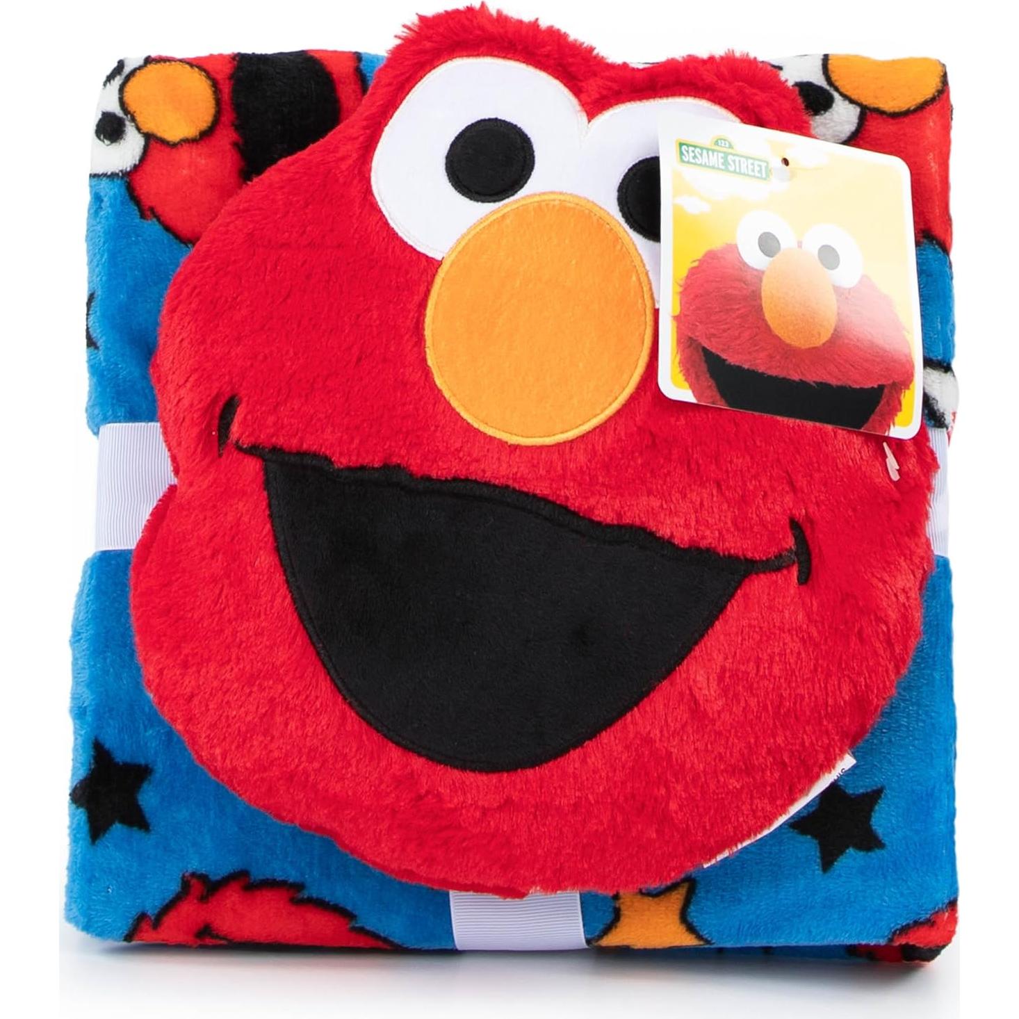 Conjunto Almohada y Manta Elmo Jay Franco 2 Piezas 101x127 cm