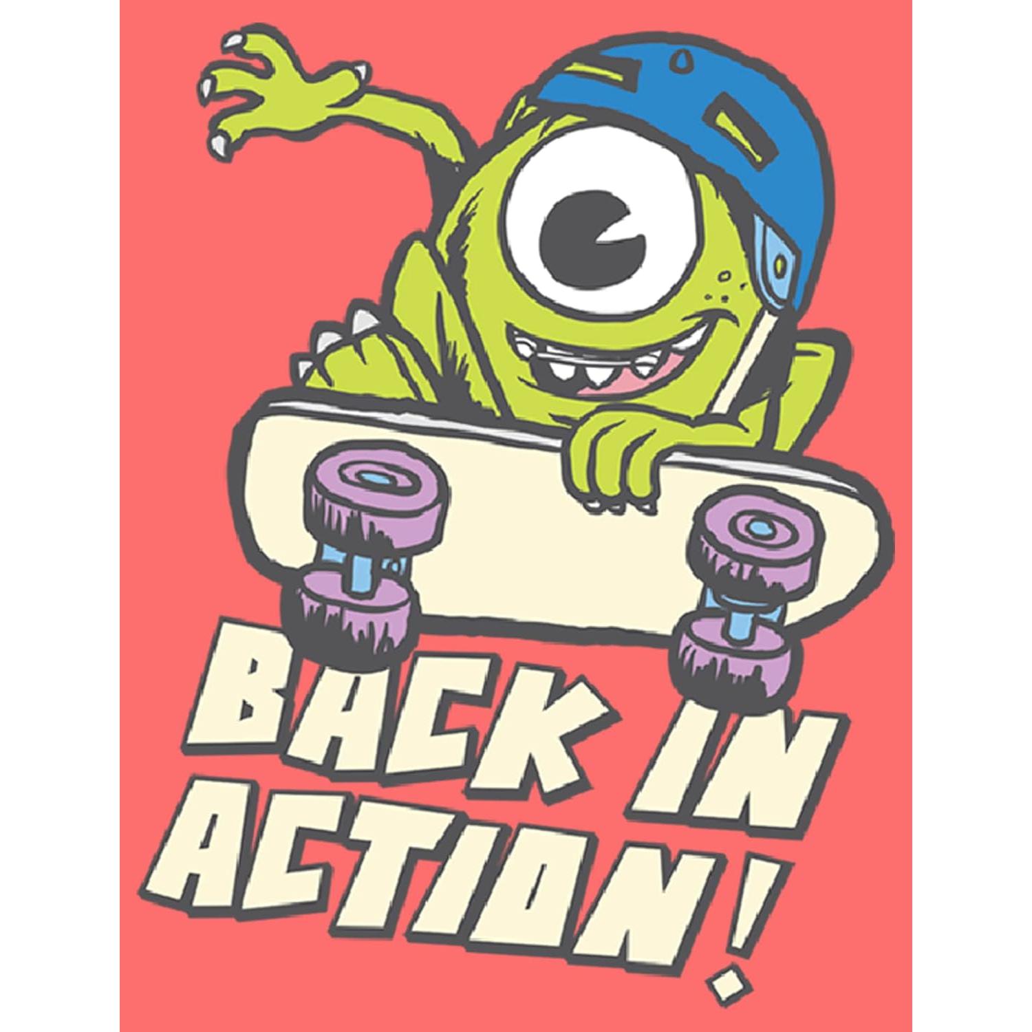 Camiseta de Manga Corta Niños Disney Pixar Monsters Inc Rojo