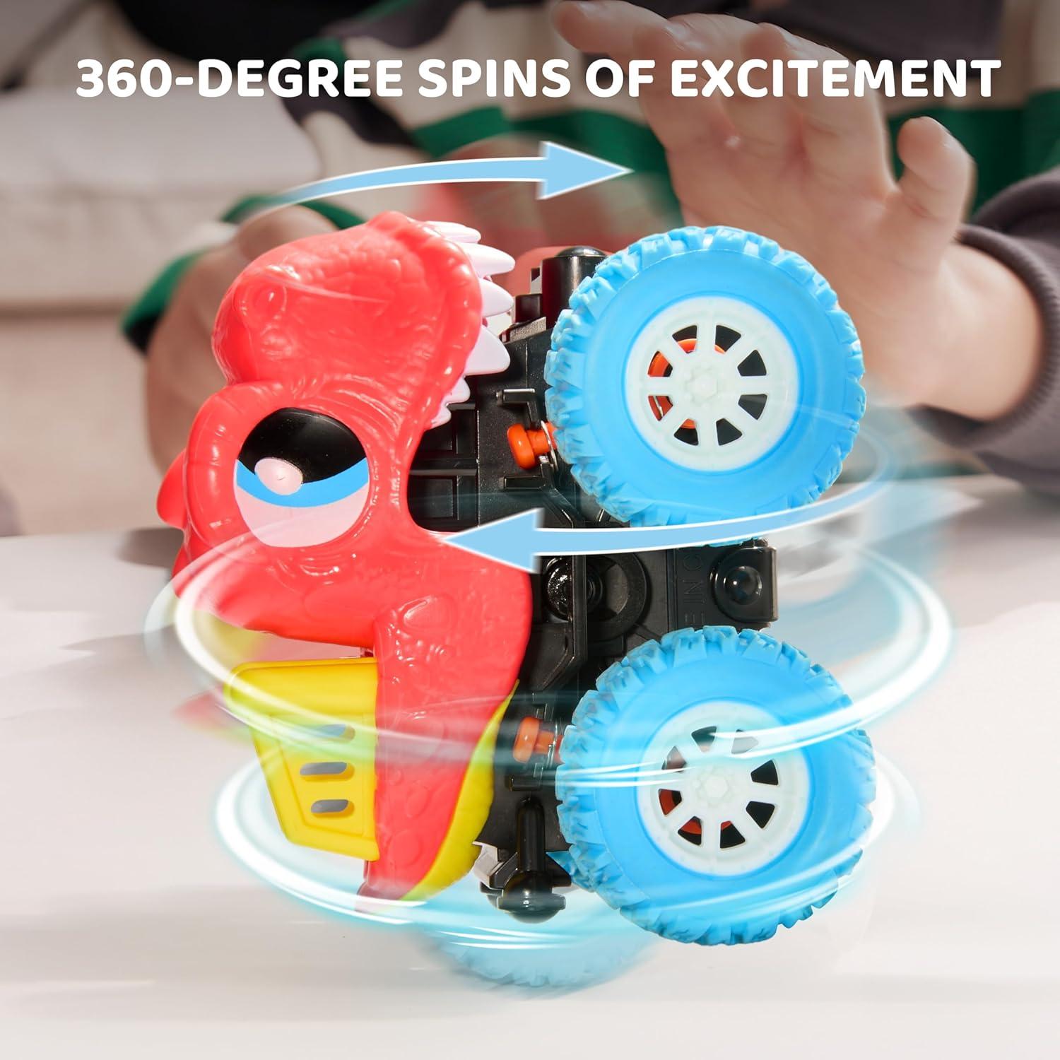 Juego de 3 Camiones Dinosaurio JOVA con Potencia de Fricción