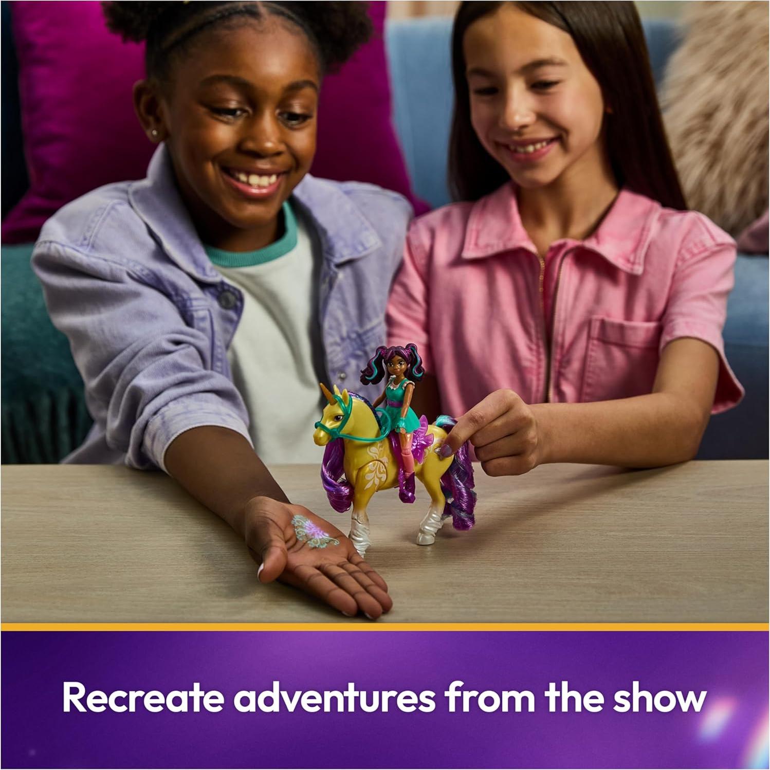 Academia Unicornio Spin Master - Ava y Hoja Mágica con Luz