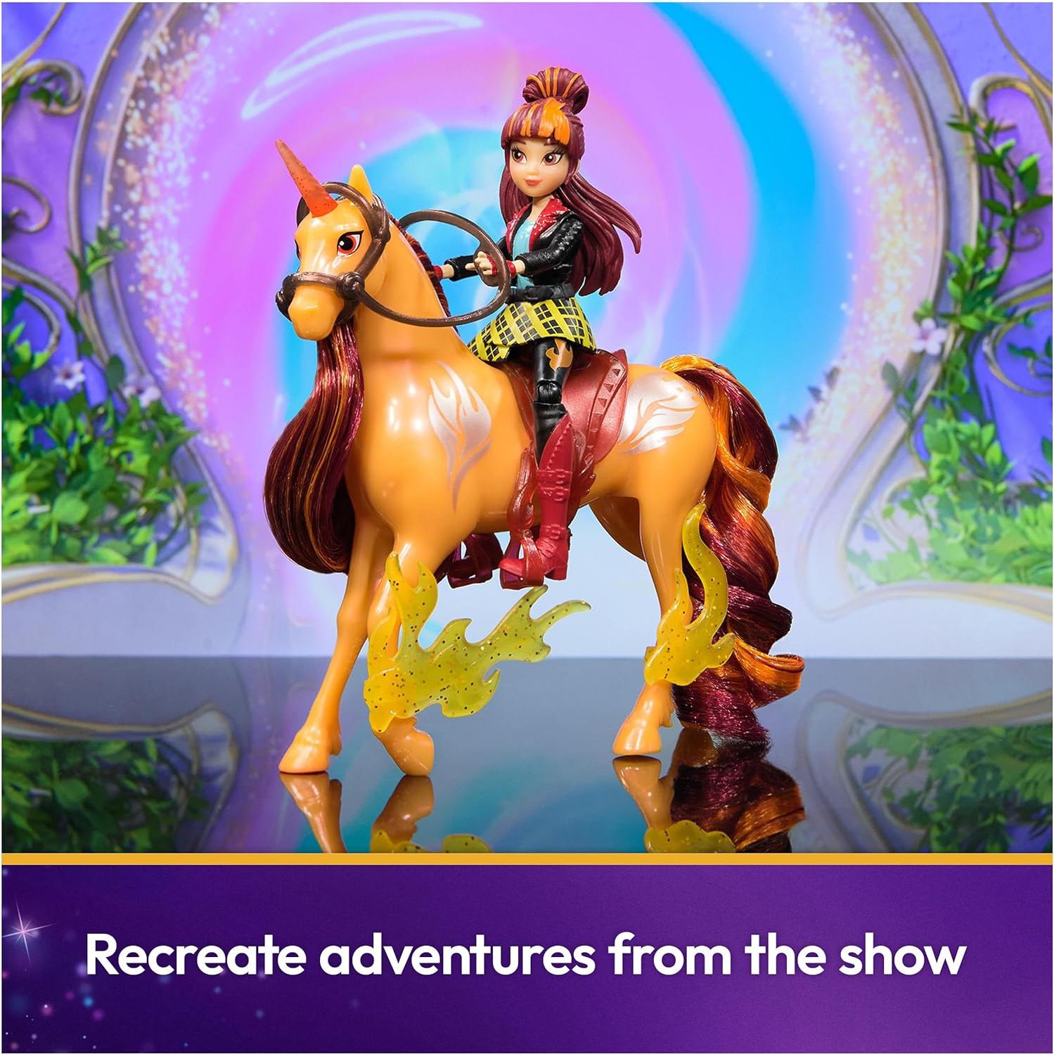 Set de Muñeca y Unicornio Valentina y Cinder - Unicorn Academy