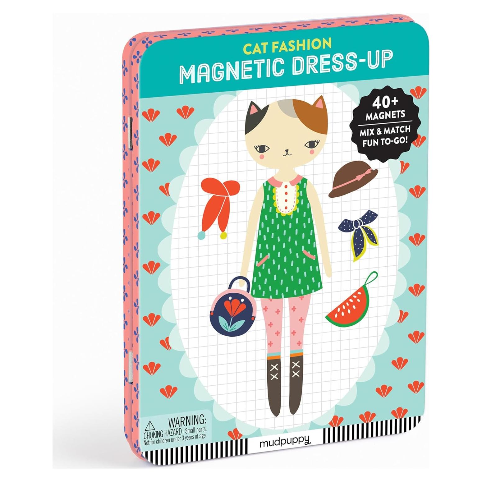 Set de Juego Magnético de Moda de Gato Mudpuppy 22.23 cm