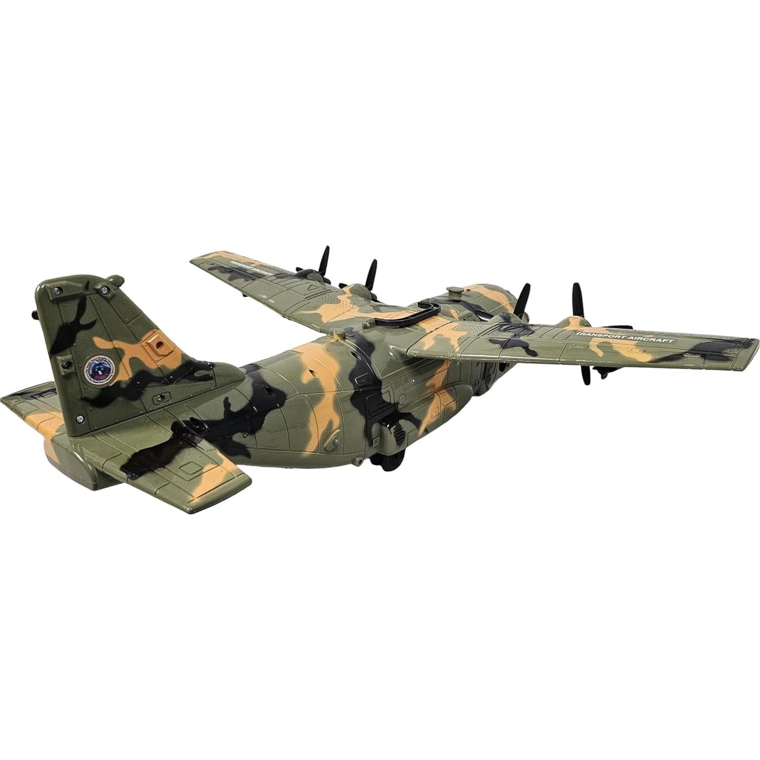 Avión de Carga Militar C130 Toy Essentials 54.6 cm con Bombas