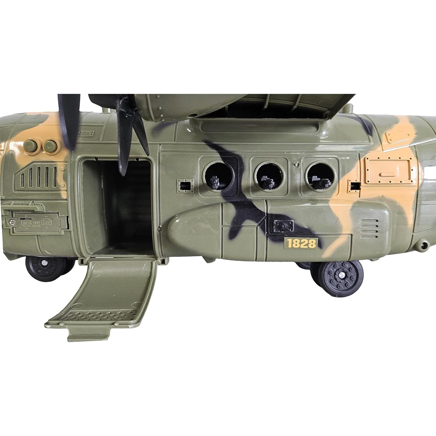 Avión de Carga Militar C130 Toy Essentials 54.6 cm con Bombas