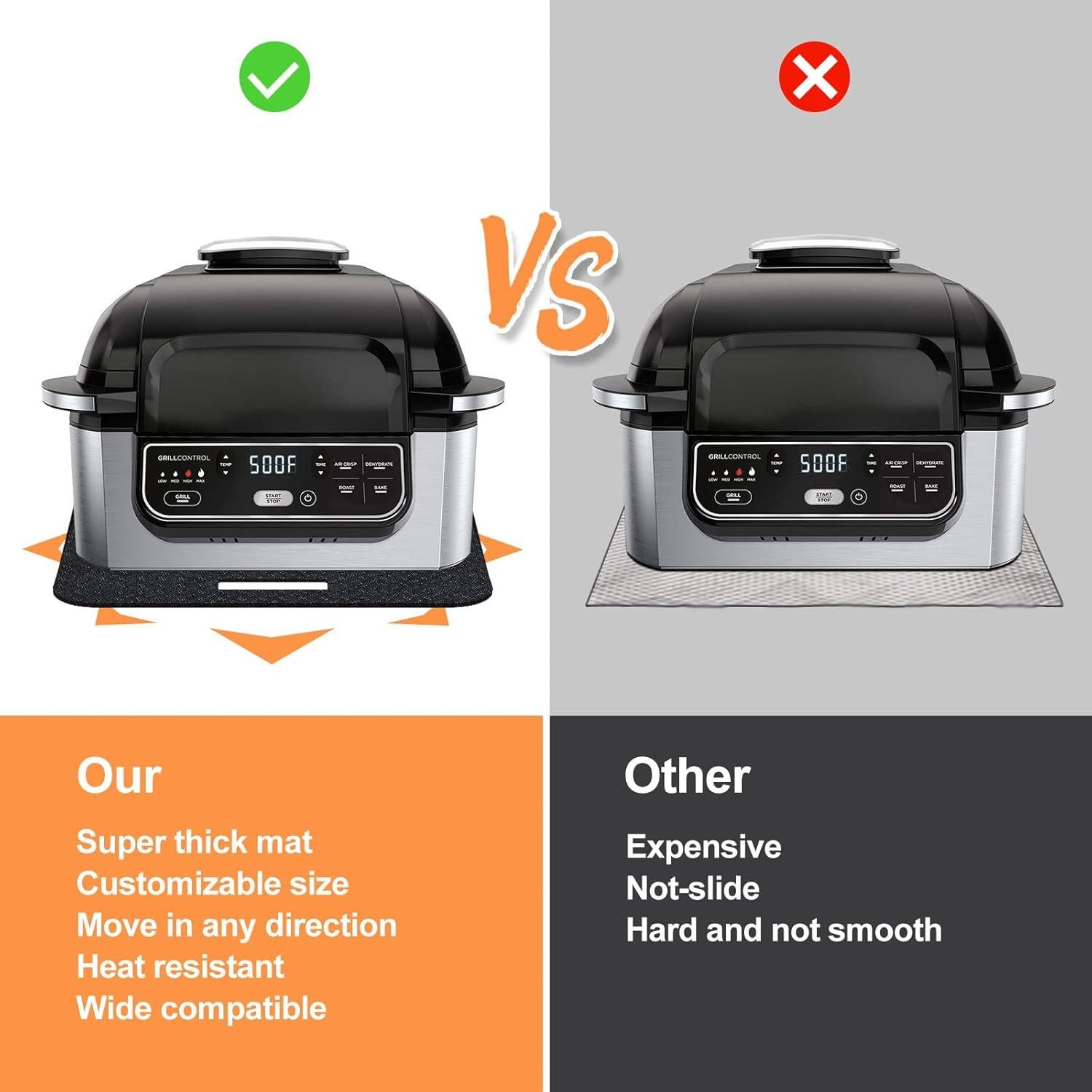 Alfombrilla Resistente al Calor SIUDANGKA 46x38 cm 2 Pcs