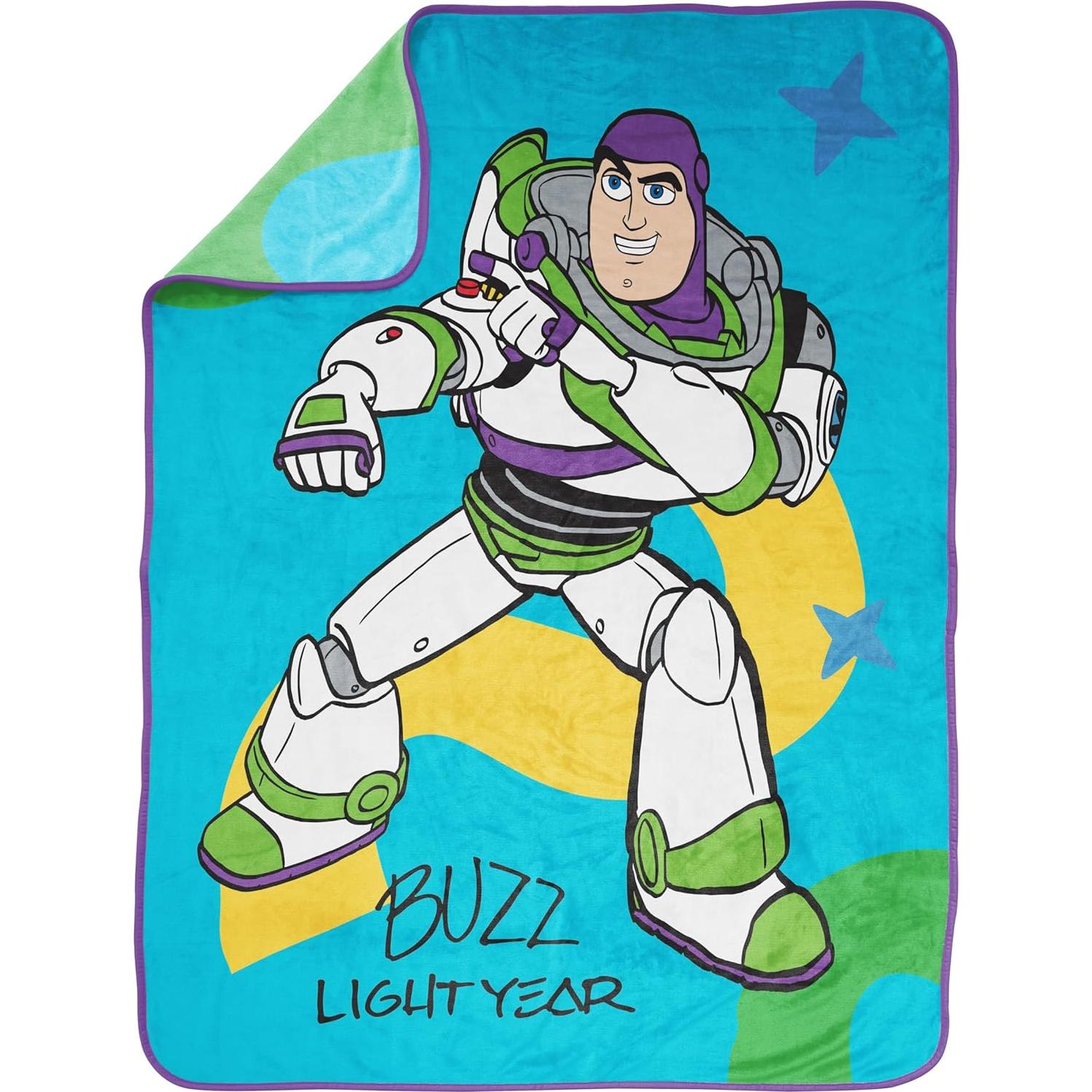 Manta de Peluche Jay Franco 116.8x152.4 cm Toy Story Buzz
