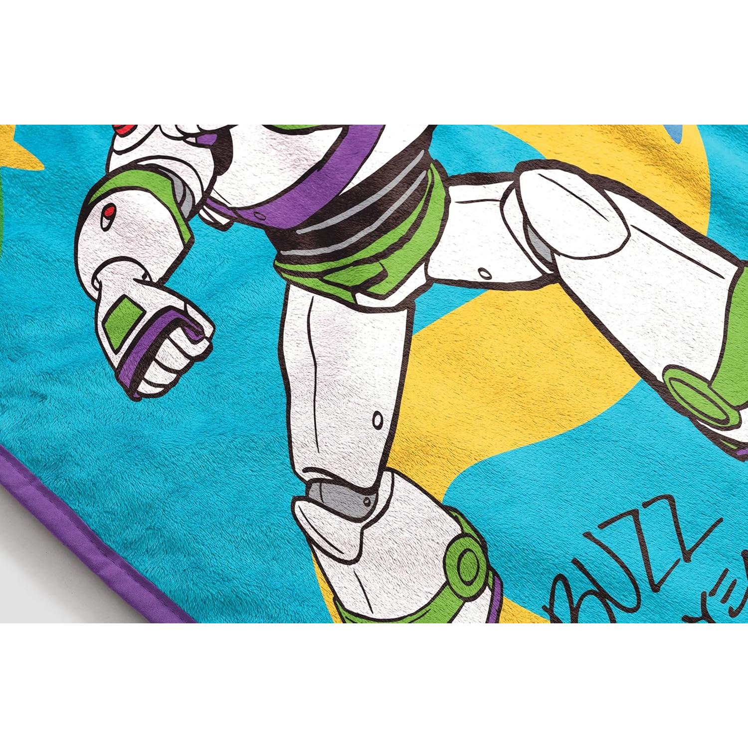 Manta de Peluche Jay Franco 116.8x152.4 cm Toy Story Buzz