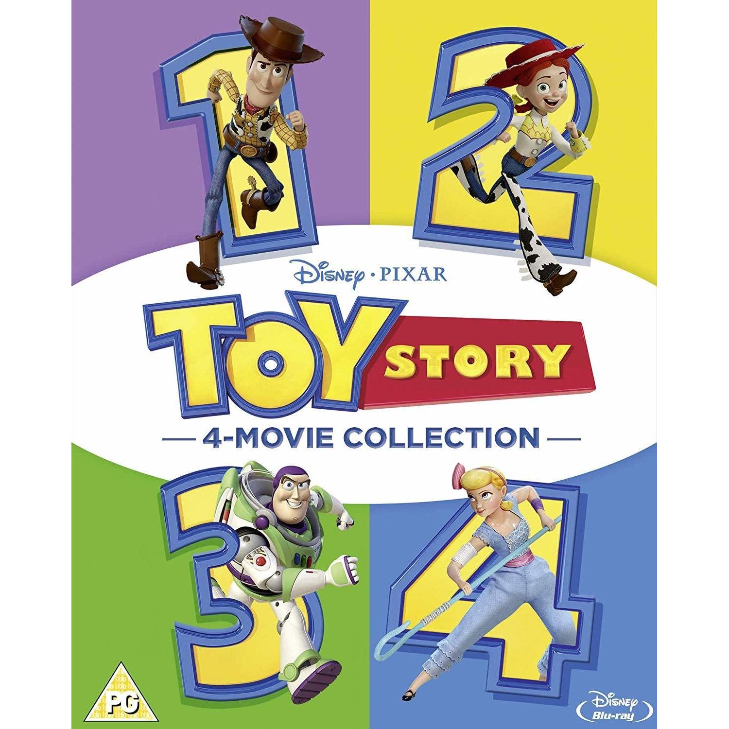 Colección Blu-ray Toy Story 4 Películas - Región Libre