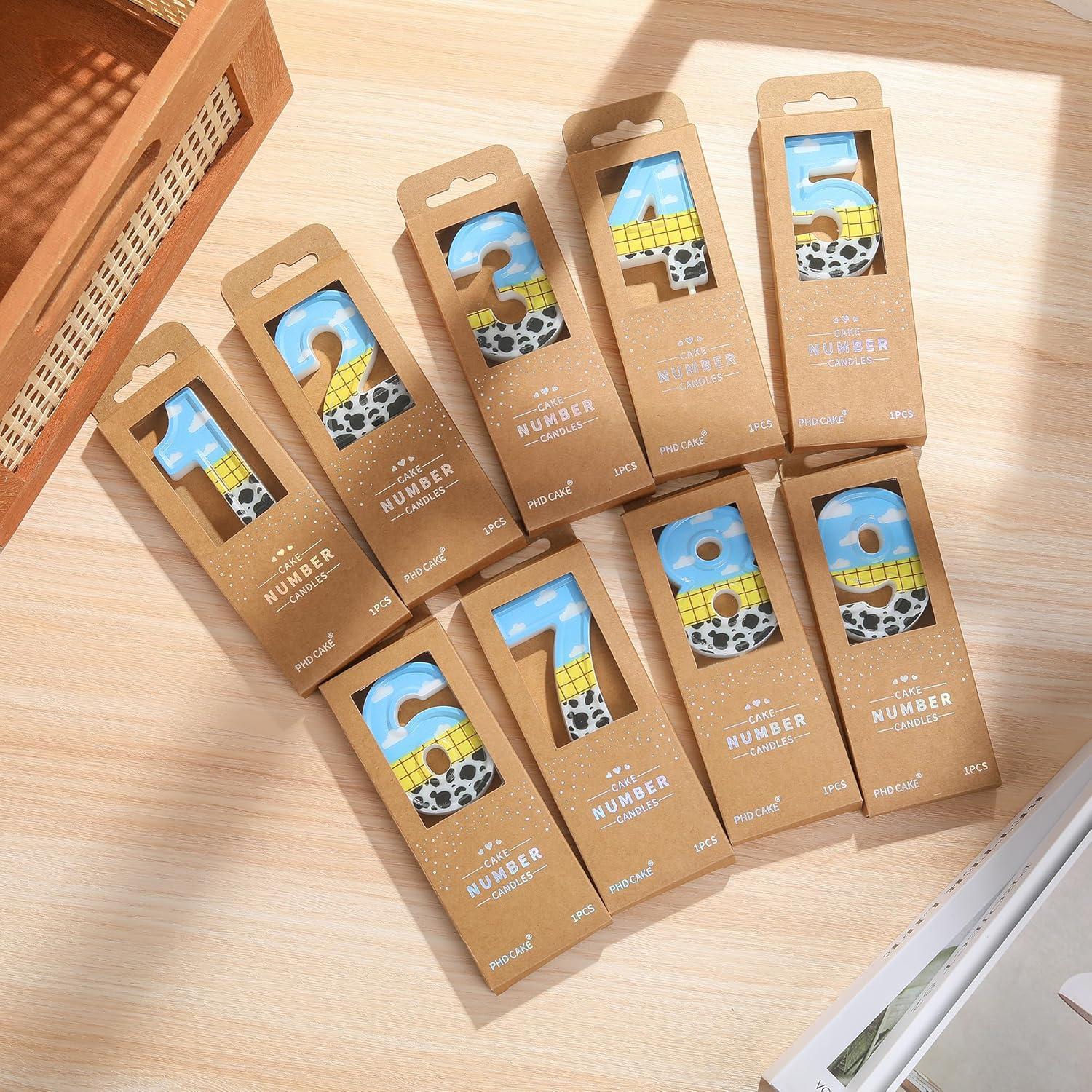 Vela de Cumpleaños Número 3 PHD CAKE 7 cm Juguete