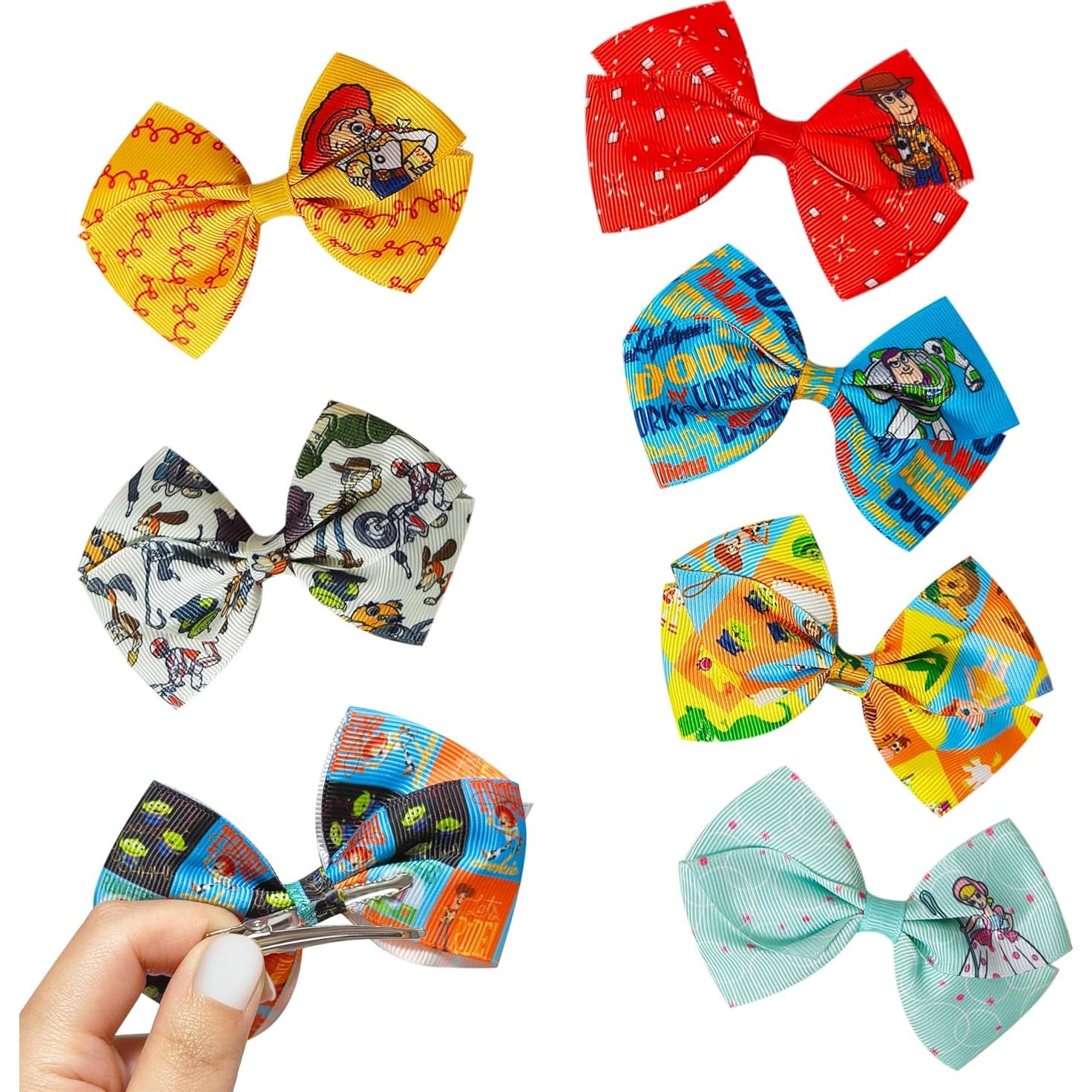 Clips de Cabello LUV HER Toy Story - Paquete de 7 Antideslizantes