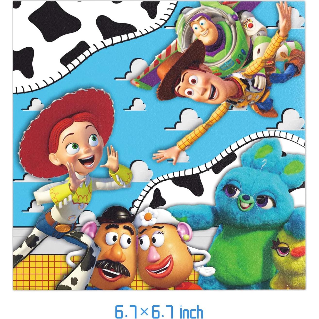 Kit de Fiesta Toy Story 41 Piezas - Platos 18 cm, Servilletas, Mantel