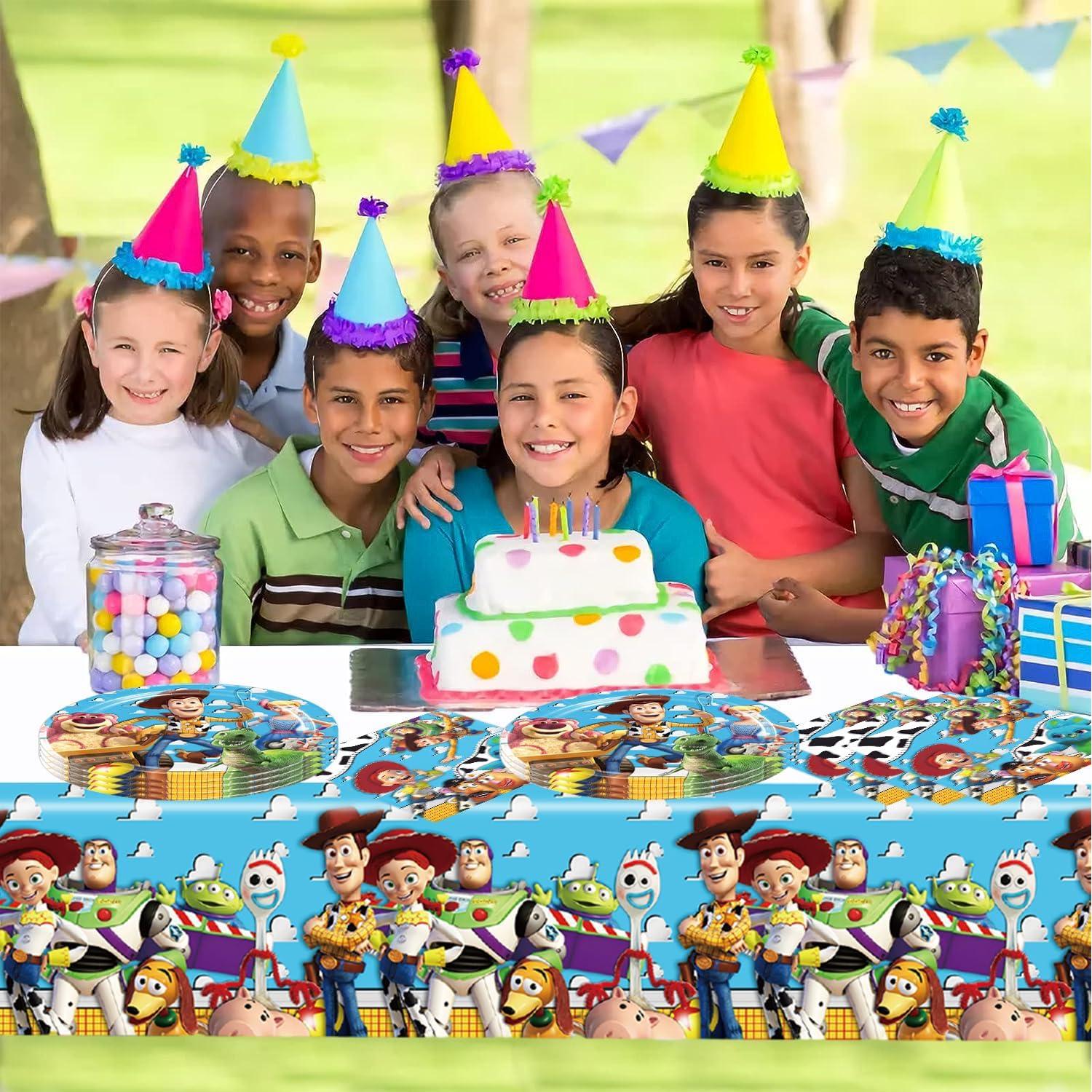Kit de Fiesta Toy Story 41 Piezas - Platos 18 cm, Servilletas, Mantel