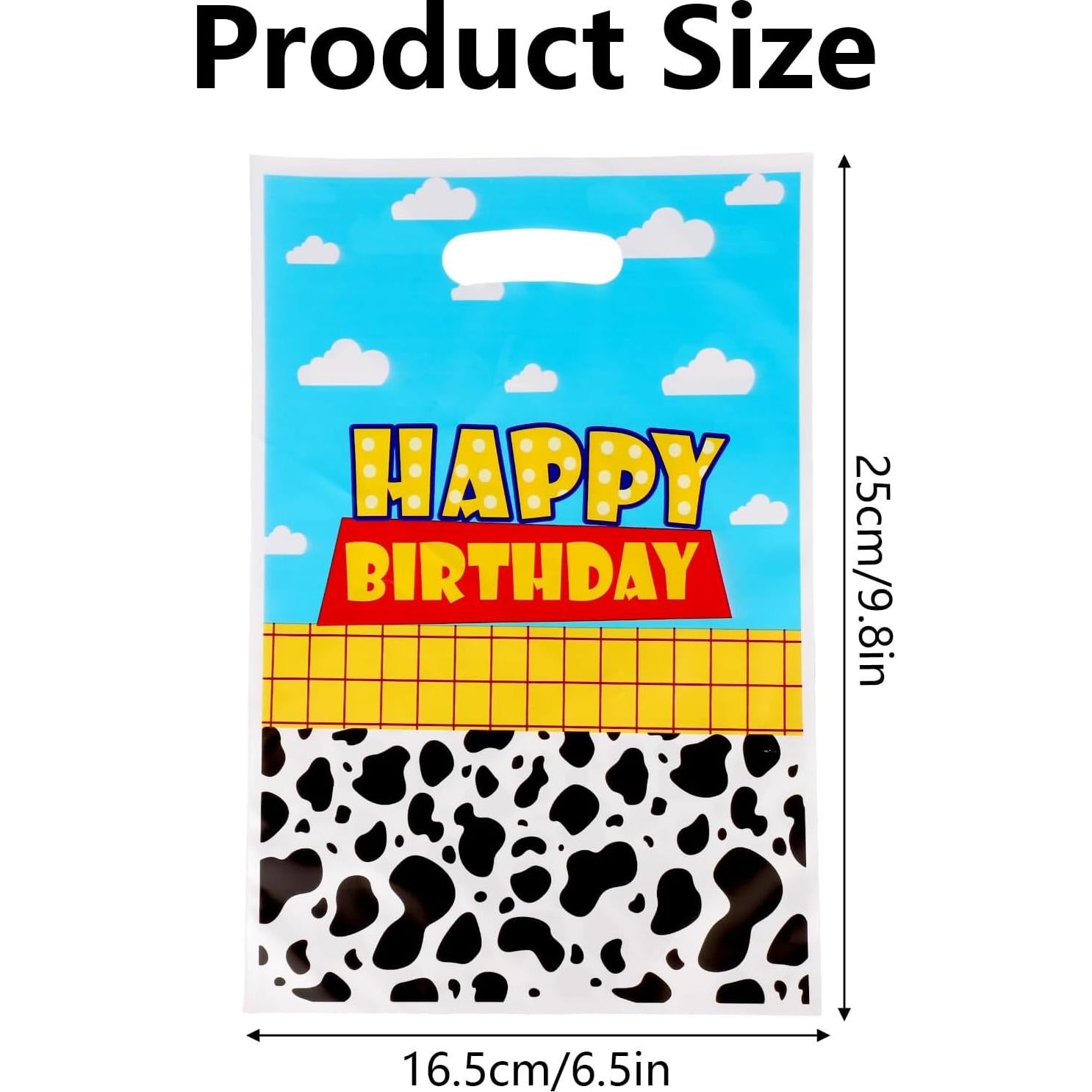 Bolsas de Fiesta de Caricaturas SAVITA 50pcs 25x16.5cm