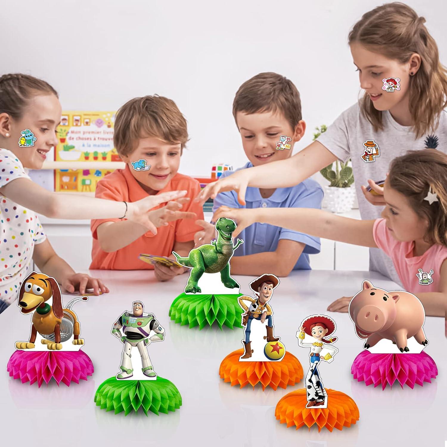 Centros de Mesa de Panal Bukeyus - 9 Pcs Temáticos para Fiesta