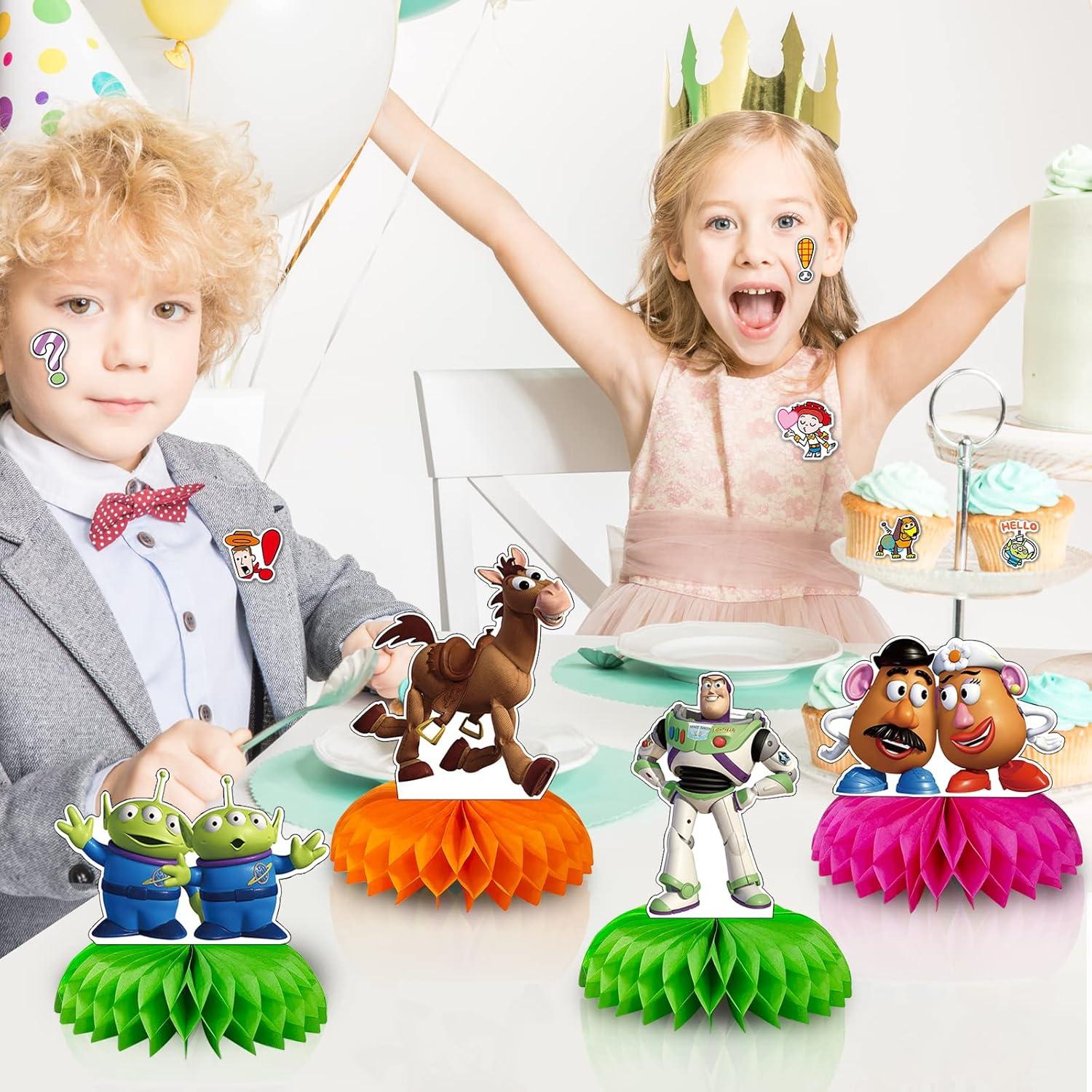 Centros de Mesa de Panal Bukeyus - 9 Pcs Temáticos para Fiesta