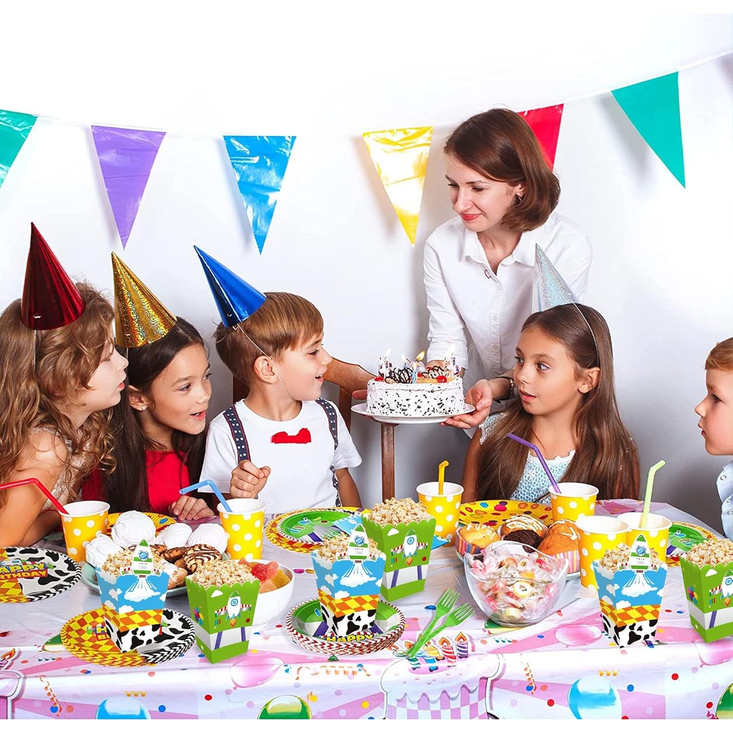 Cajas de Palomitas de Maíz CHENRINDECO 24pcs Cuento Animado