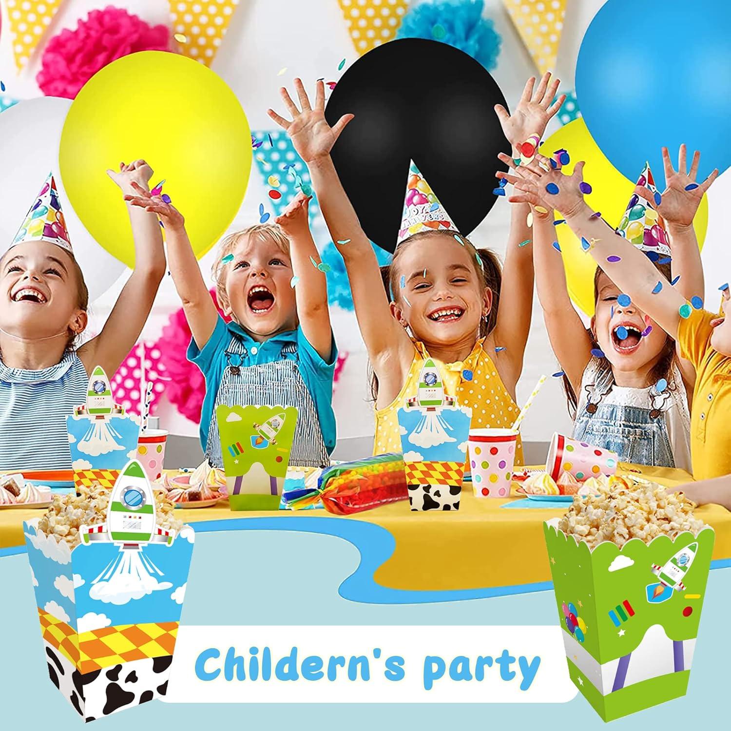 Cajas de Palomitas de Maíz CHENRINDECO 24pcs Cuento Animado