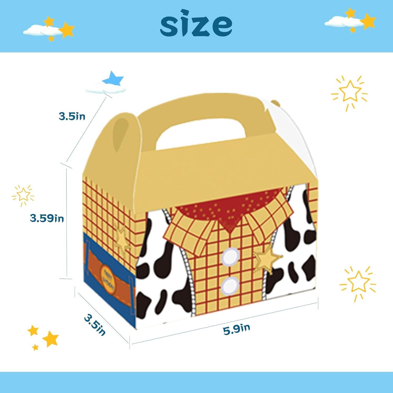 Cajas de Regalo de Fiesta de Cuento de Dibujos Animados 16pcs