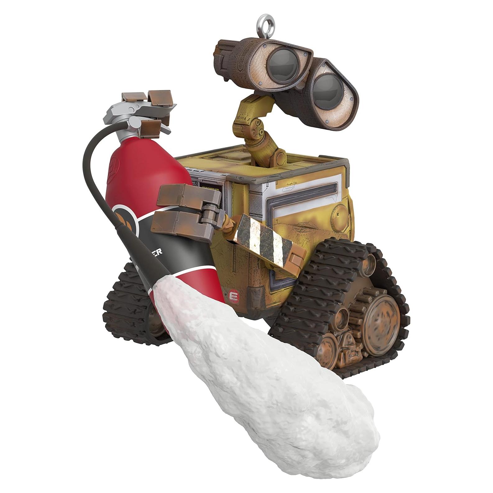 Adorno Navideño Hallmark Keepsake 2022 Wall-E con Extintor