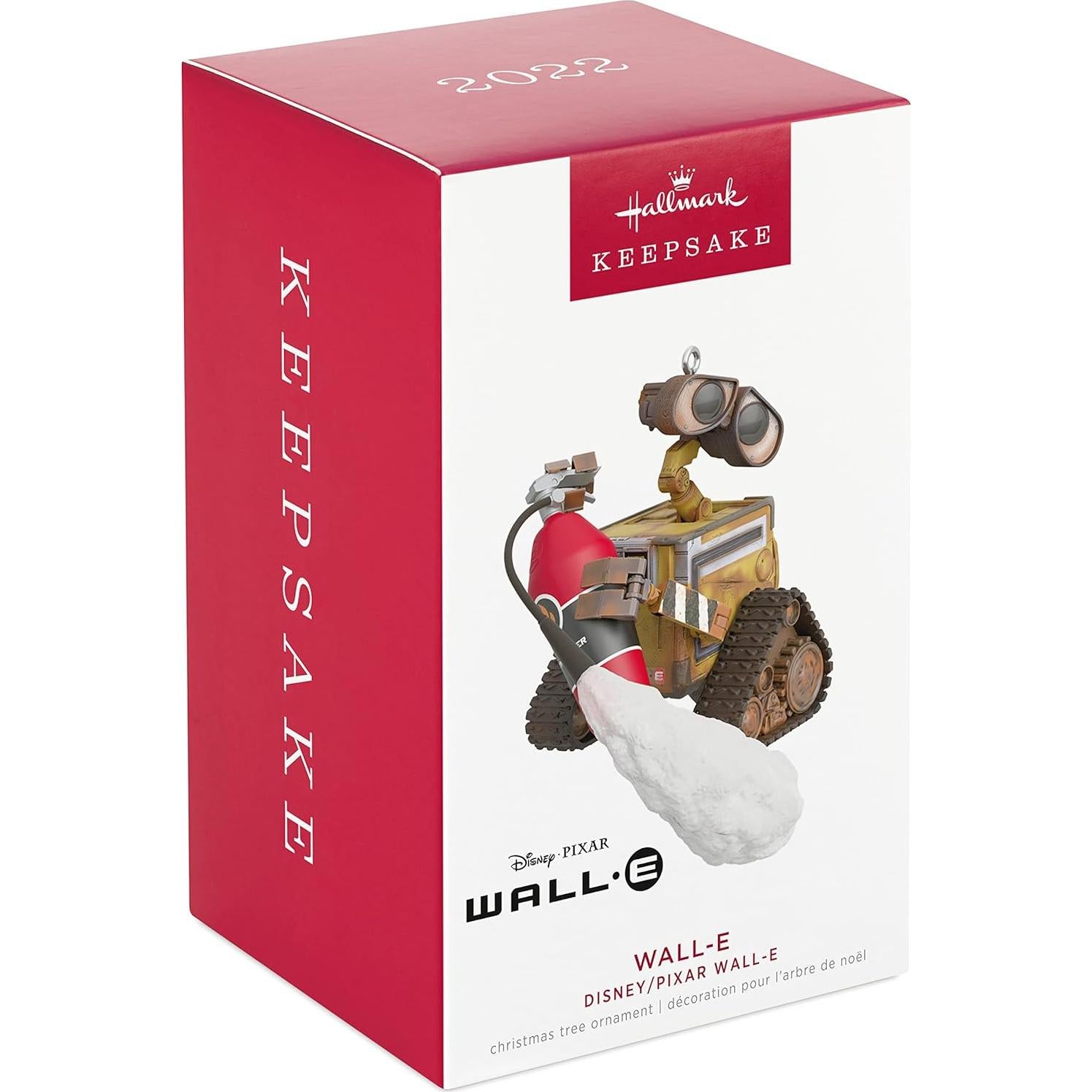 Adorno Navideño Hallmark Keepsake 2022 Wall-E con Extintor