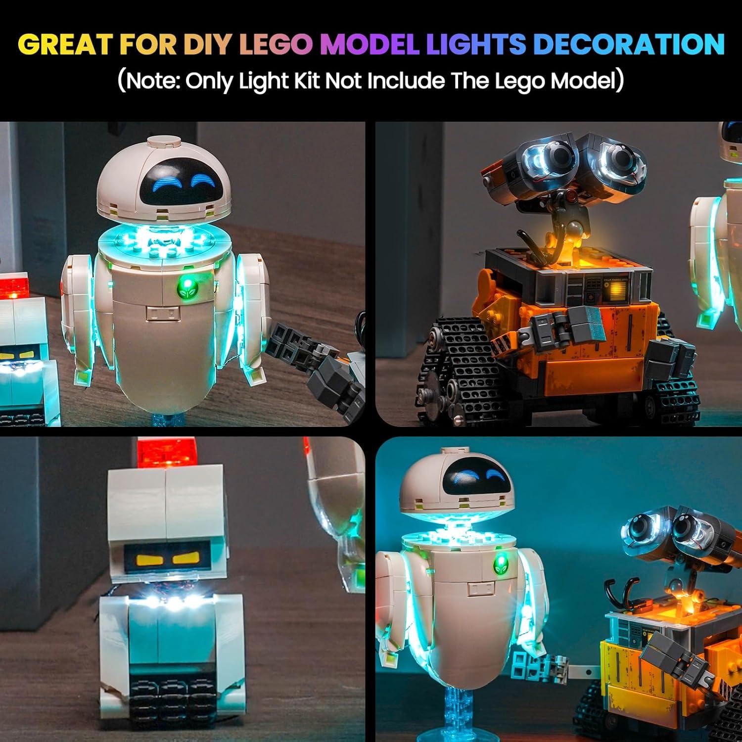 Kit de Luz LED Hilighting para Lego WALL-E y EVE - 108.86g