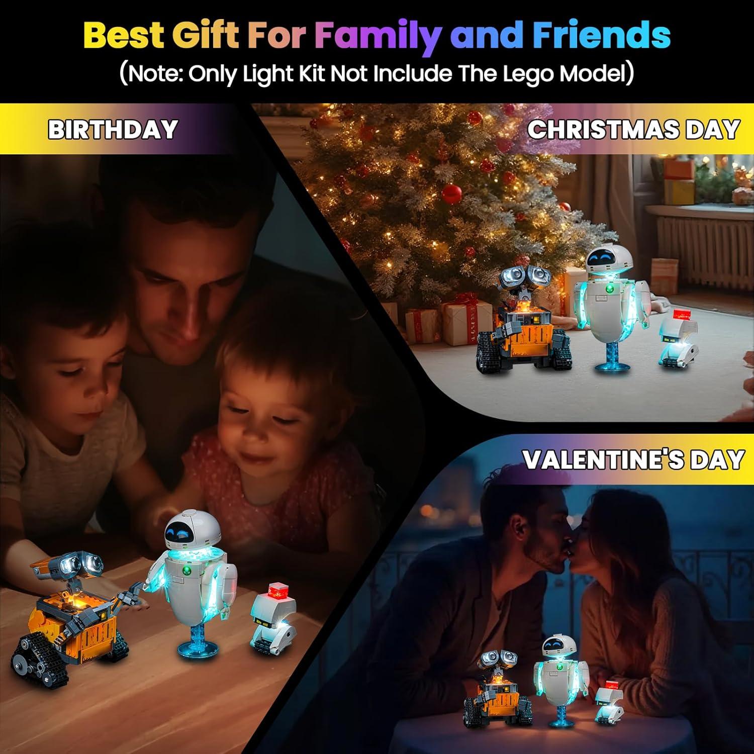 Kit de Luz LED Hilighting para Lego WALL-E y EVE - 108.86g