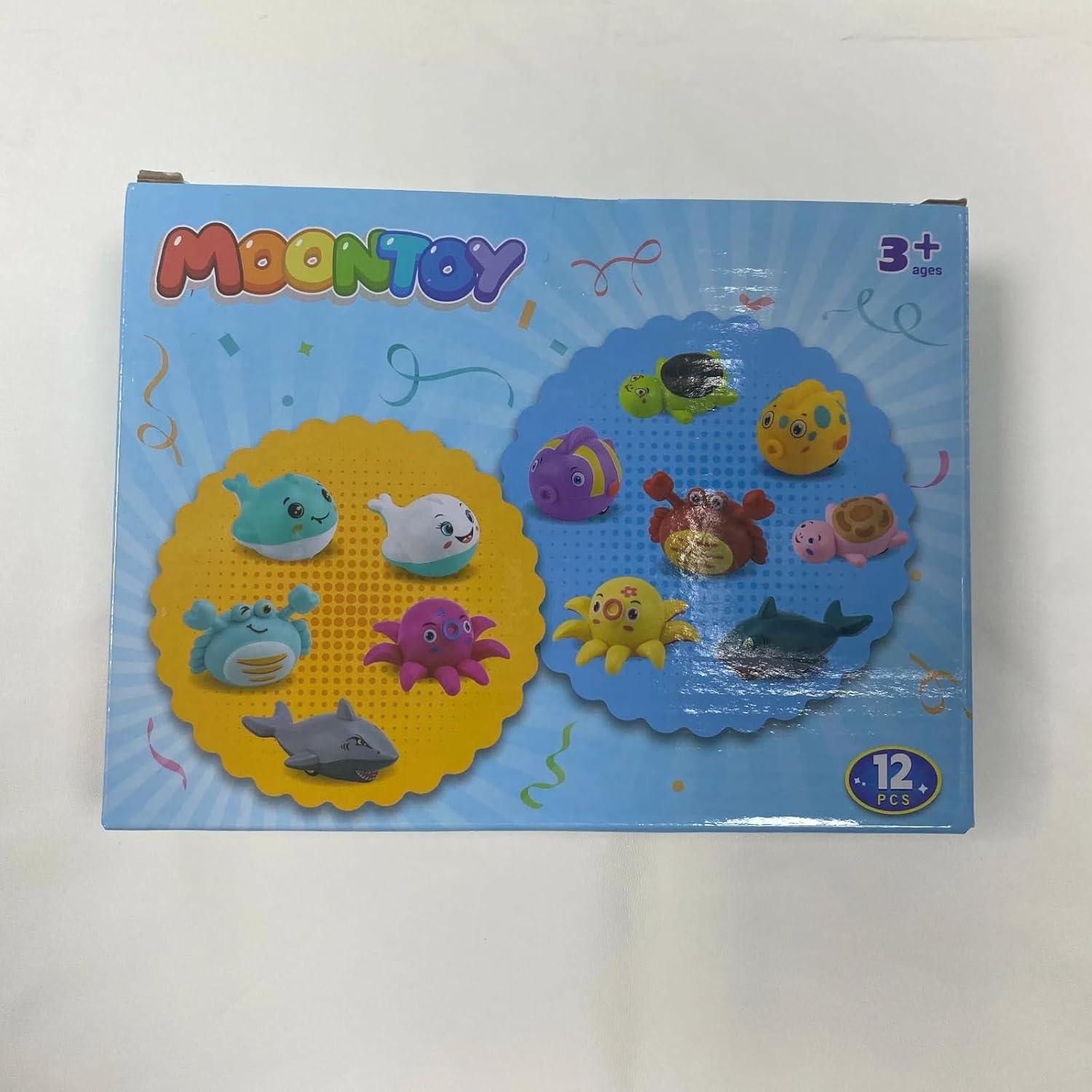 12 Coches de Retroceso MOONTOY para Niños 1-3 Años