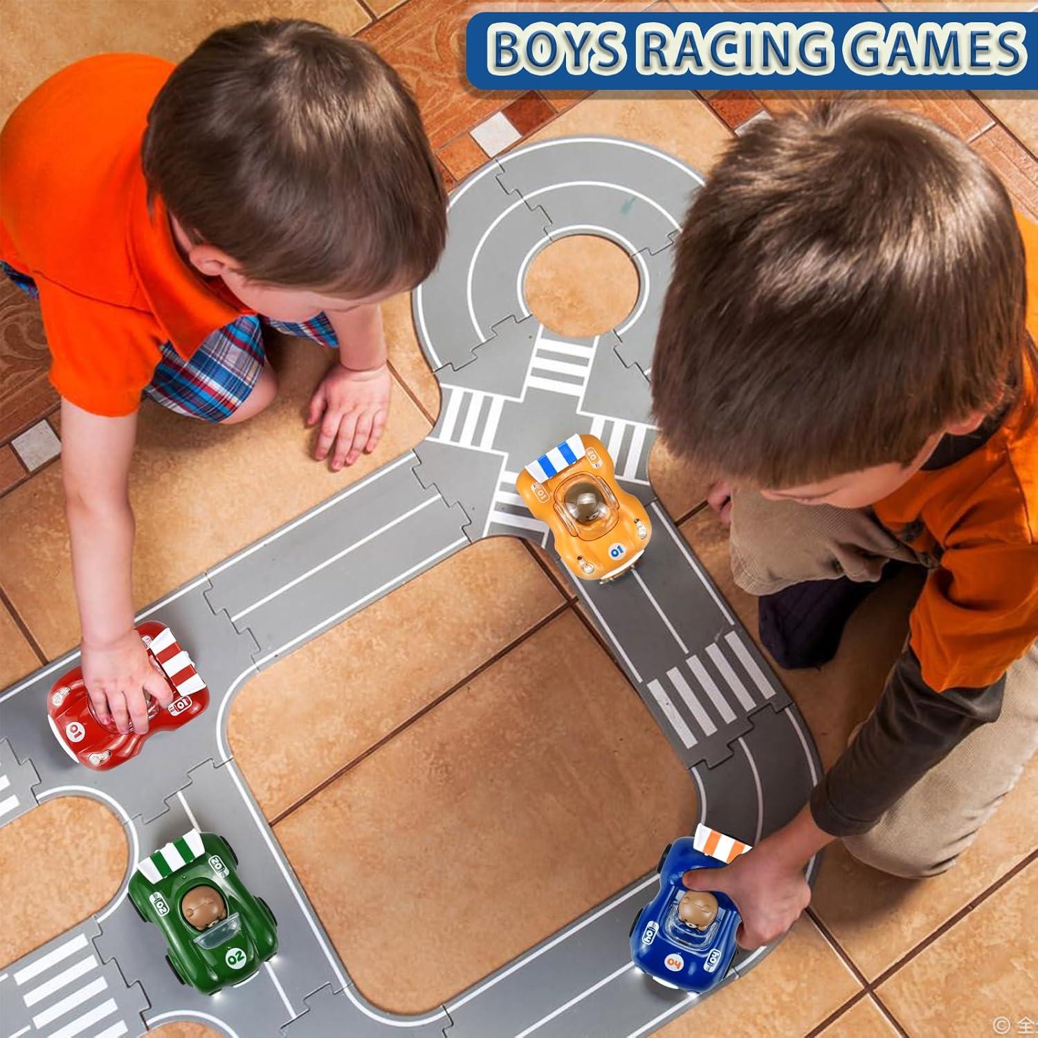 Coche de Juguete con Luz CDDZSW - Inercia para Niños 1-3 Años