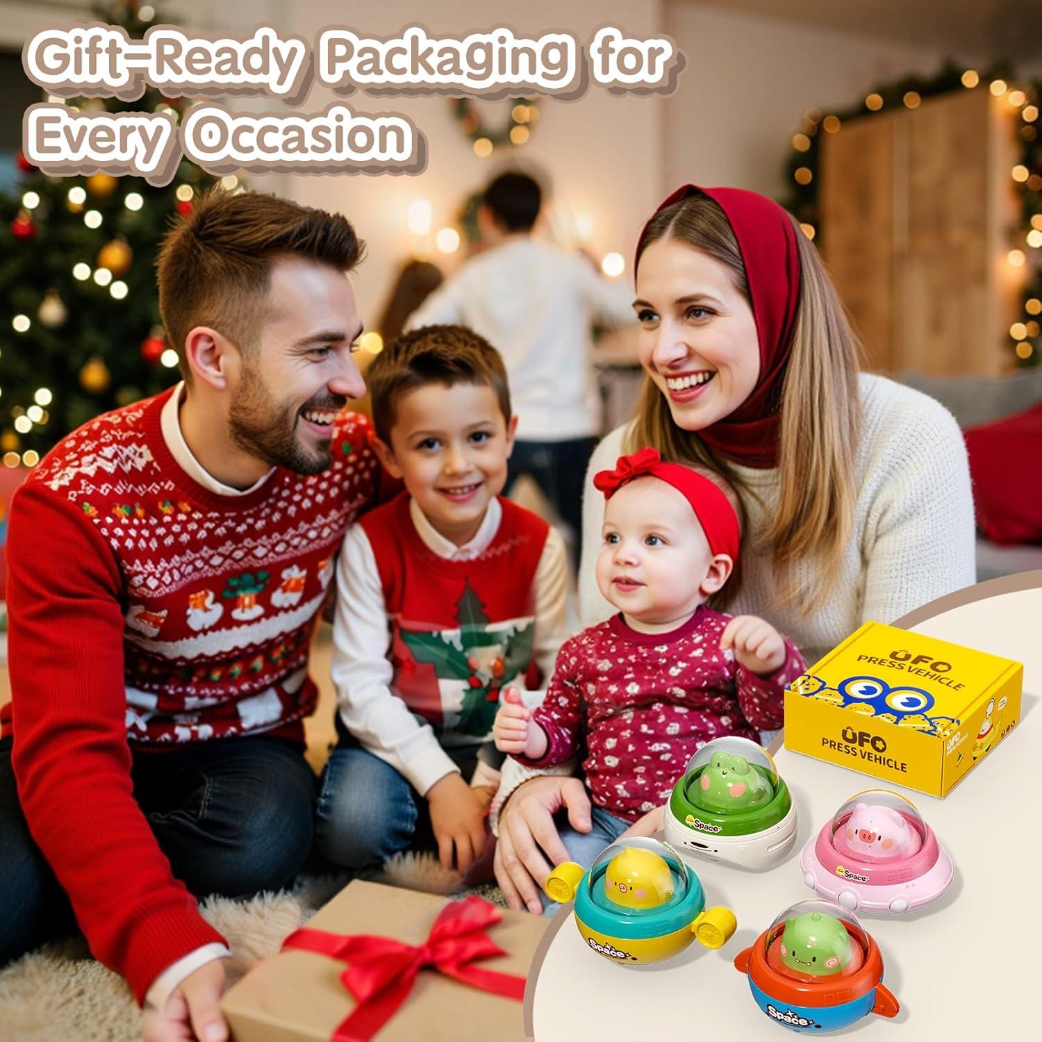 Coches de Juguete Presiona y Ve Dimoarch para Niños 1-3 Años