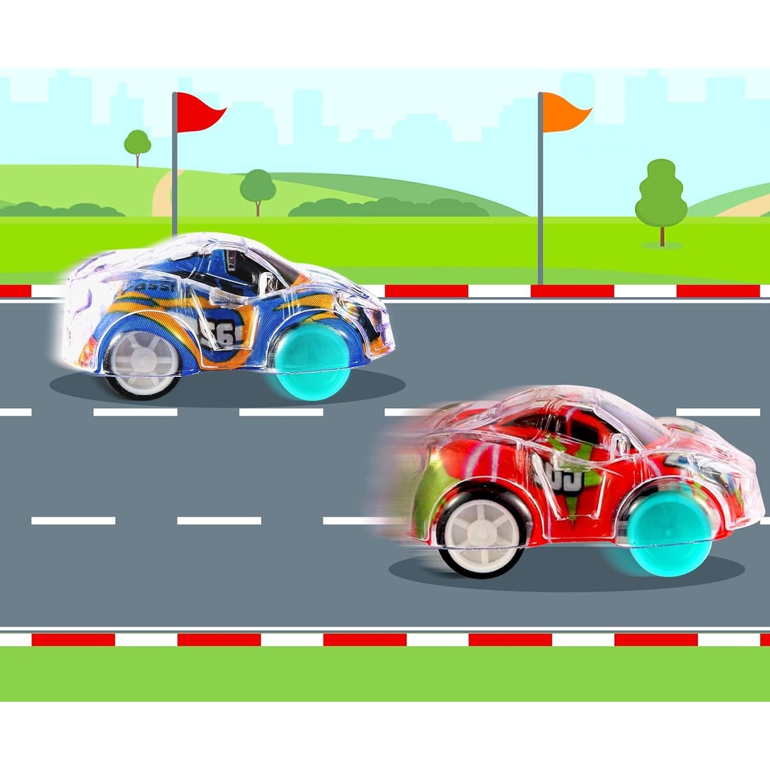 50 Mini Coches de Retroceso QSONSELL para Niños - Juguetes