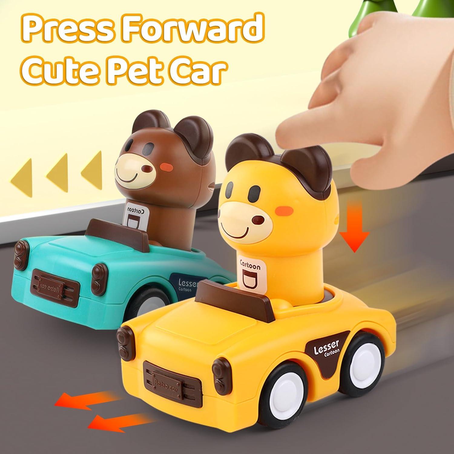 Juguetes de Coche Presiona y Ve SUPVIB para Niños 1-3 Años