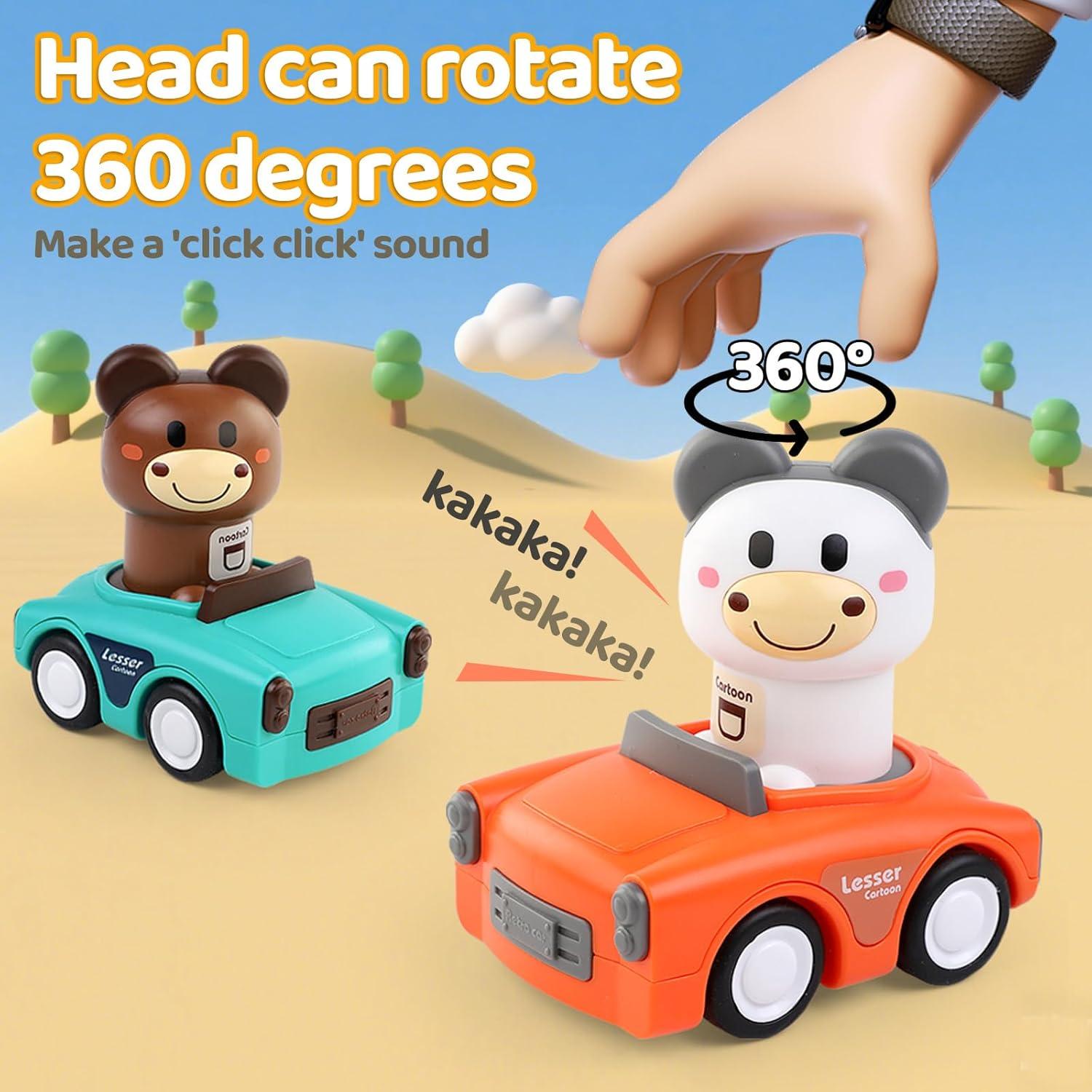 Juguetes de Coche Presiona y Ve SUPVIB para Niños 1-3 Años