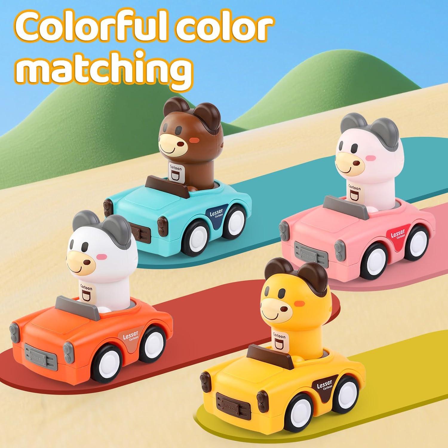 Juguetes de Coche Presiona y Ve SUPVIB para Niños 1-3 Años