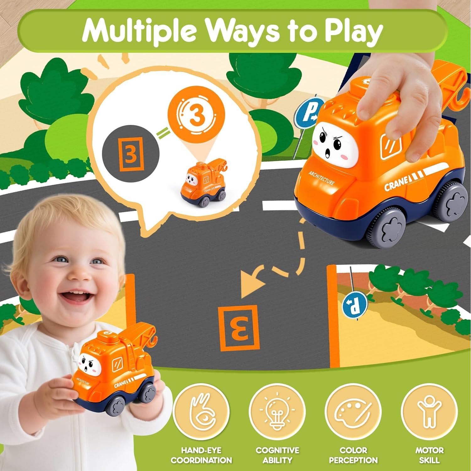 Set de Juguetes de Coche Hydrathy 22 Piezas para Niños 1 Año