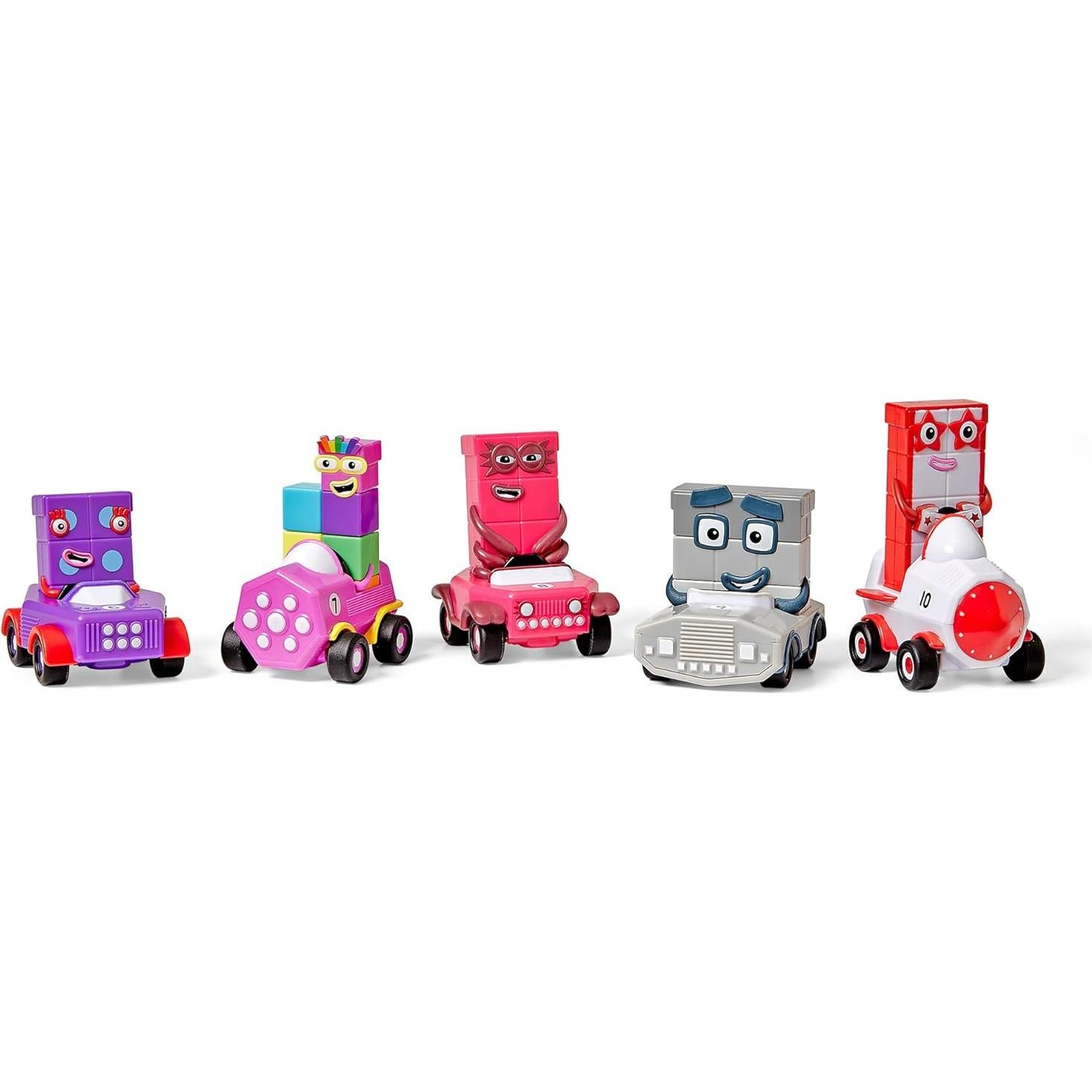 Vehículos Mini Numberblocks Seis a Diez - Juguetes Educativos