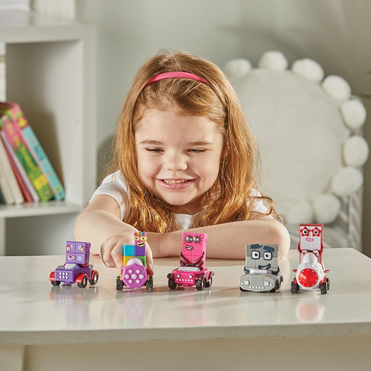 Vehículos Mini Numberblocks Seis a Diez - Juguetes Educativos