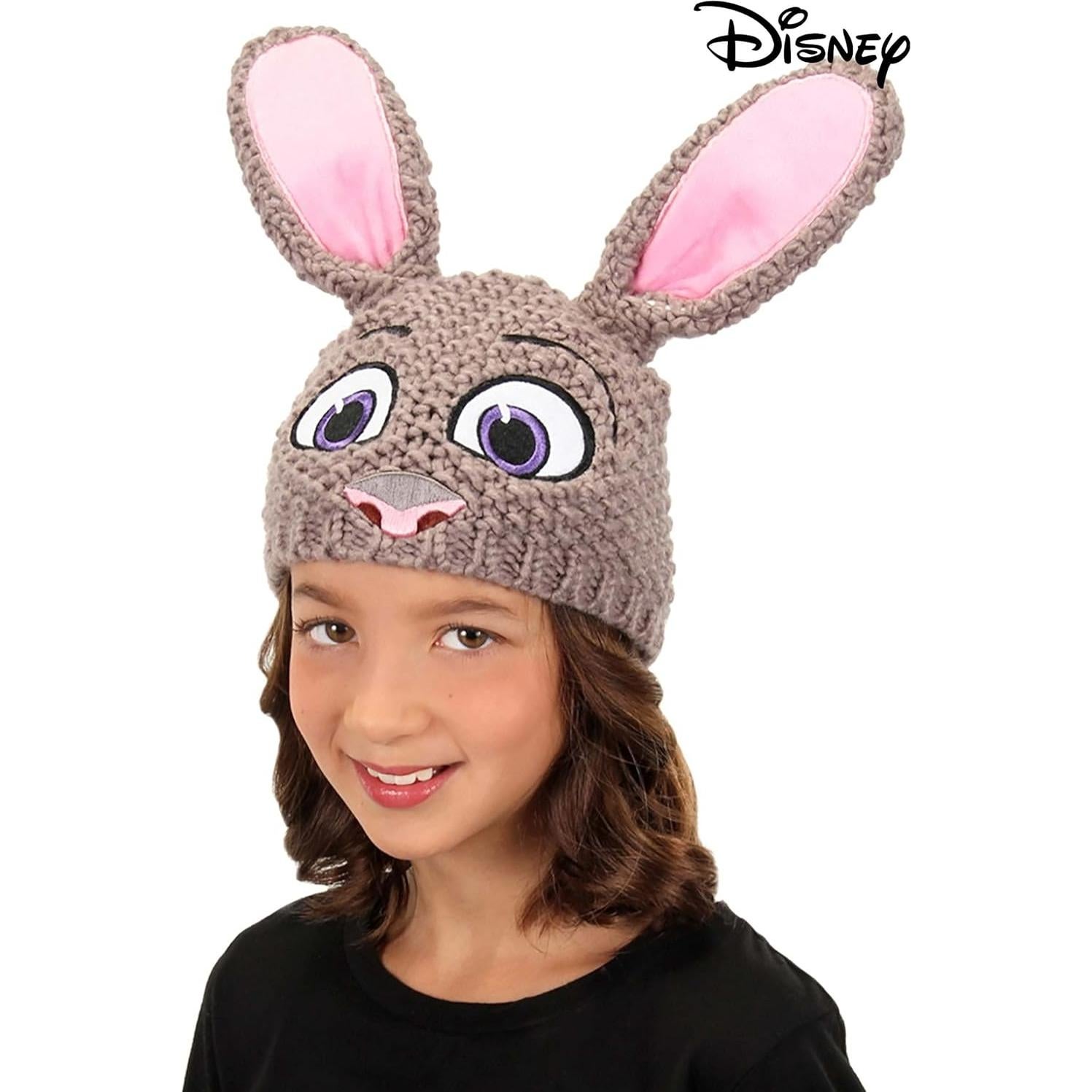 Gorro de punto Elope Disney Zootopia Judy Hopps con orejas