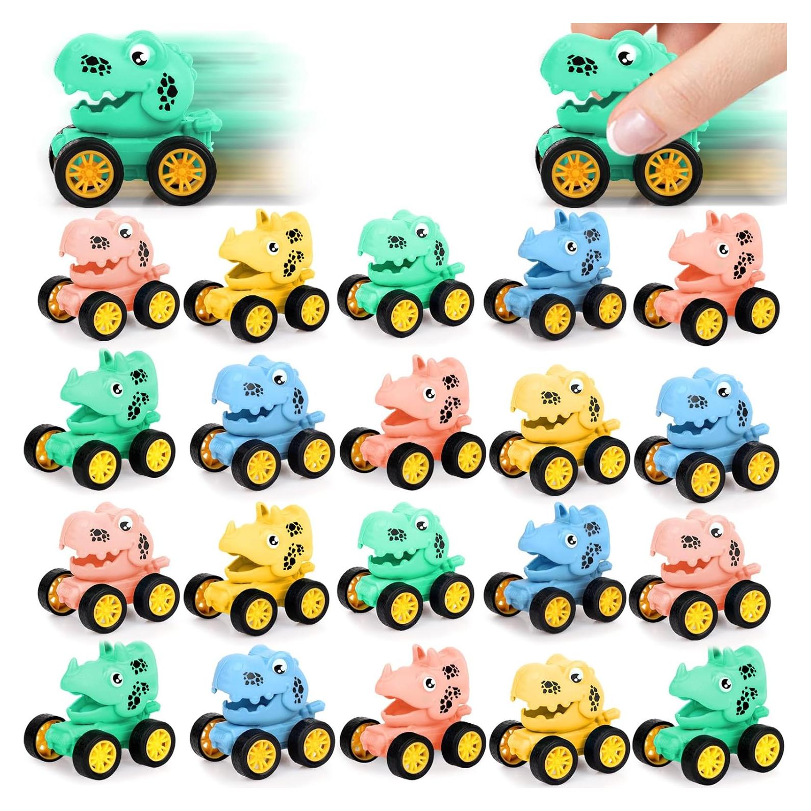 Paquete de 50 Coches de Dinosaurio de Retroceso Hxezoc