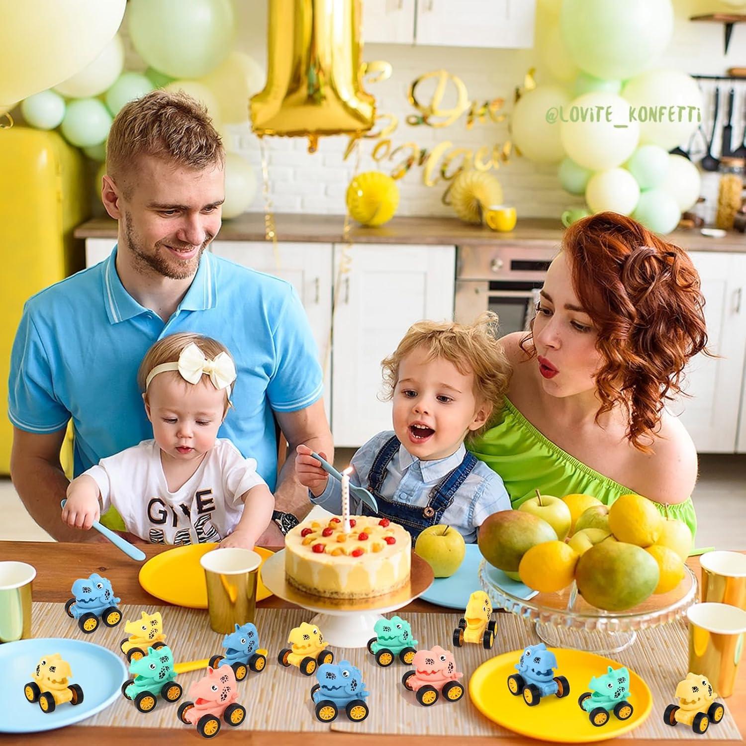 Paquete de 50 Coches de Dinosaurio de Retroceso Hxezoc