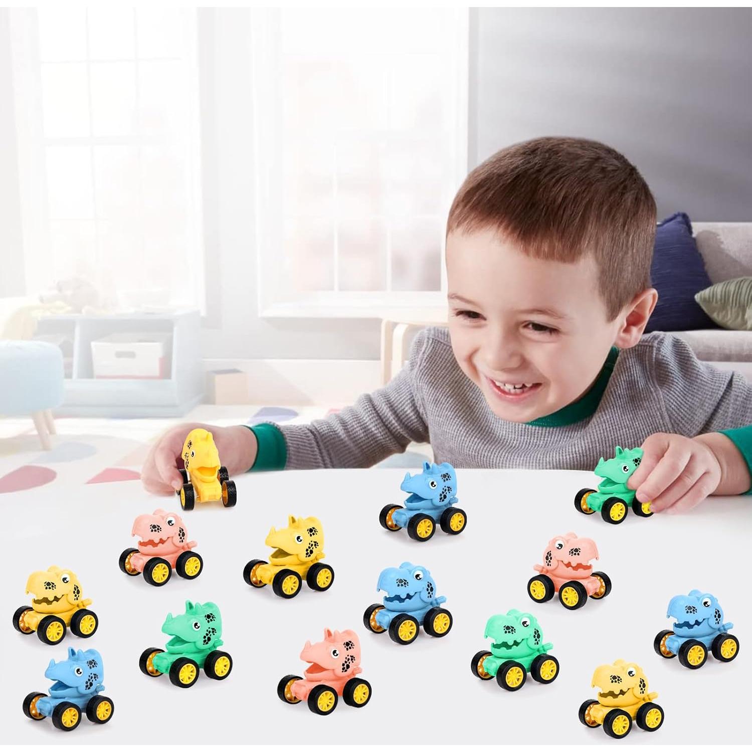 Paquete de 50 Coches de Dinosaurio de Retroceso Hxezoc