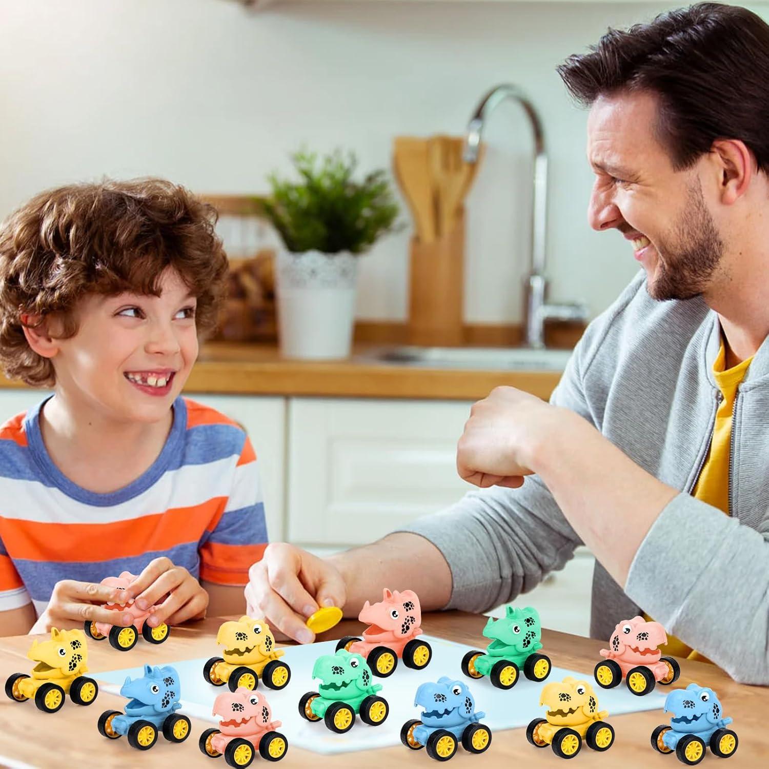 Paquete de 50 Coches de Dinosaurio de Retroceso Hxezoc