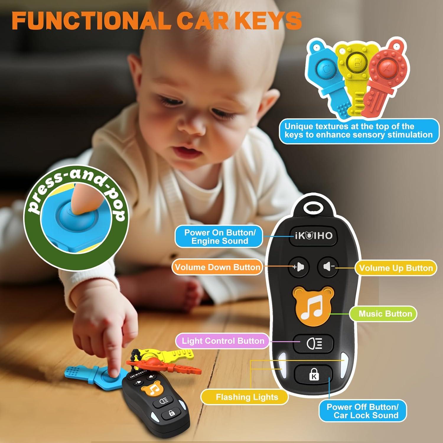 Llaves de Juguete Interactivas iKOIHO para Bebés 6+ Meses