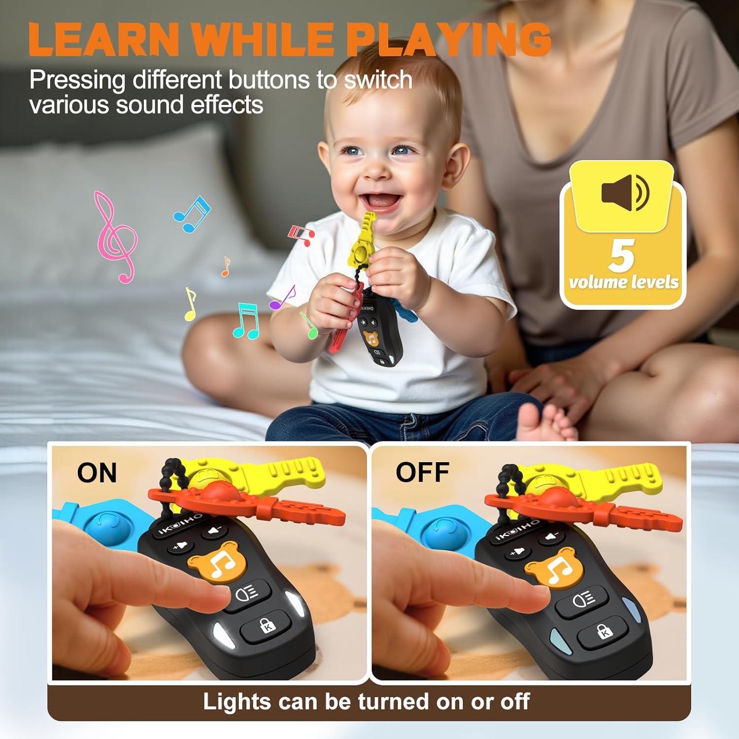 Llaves de Juguete Interactivas iKOIHO para Bebés 6+ Meses