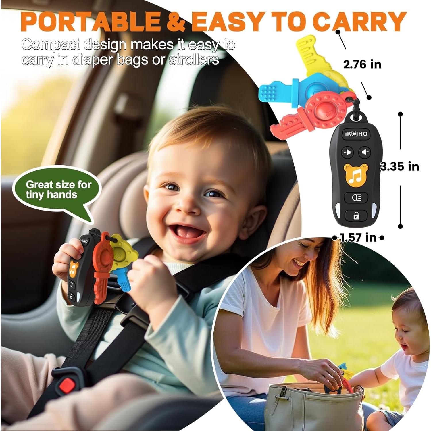 Llaves de Juguete Interactivas iKOIHO para Bebés 6+ Meses
