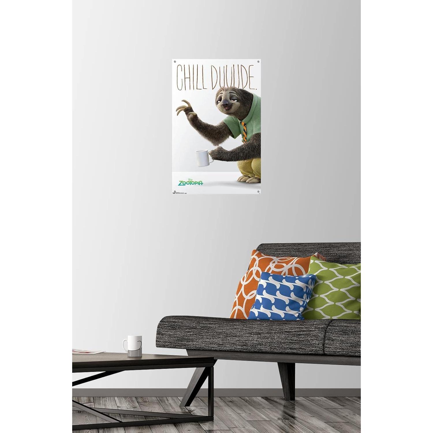 Póster de pared Disney Zootopia Trends International 56.8x37.4cm