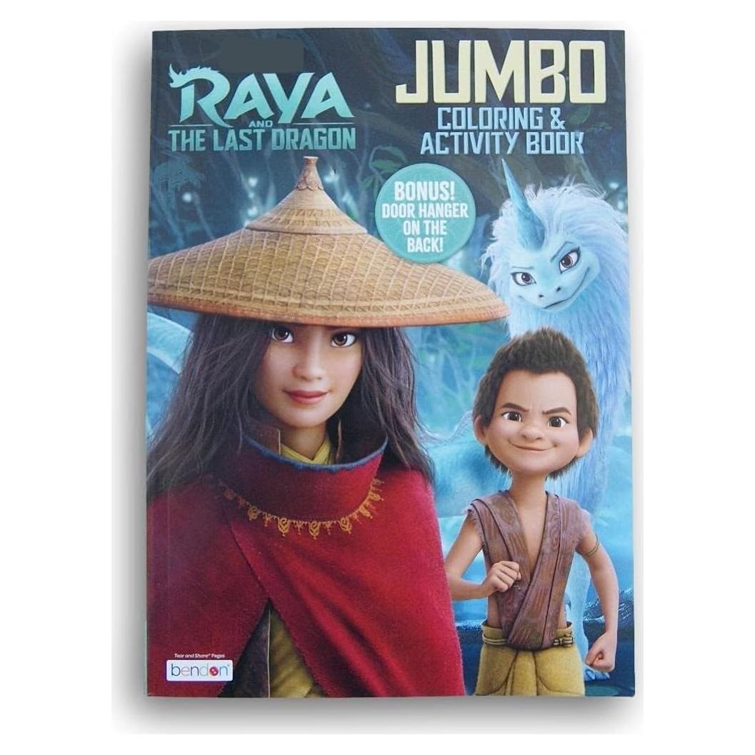 Libro de Colorear Raya y el Último Dragón 80 Páginas