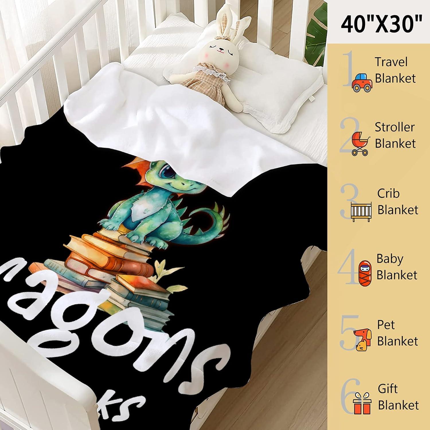 Manta de Franela Bhaisajyaguru 127x101 cm Dragones para Niños