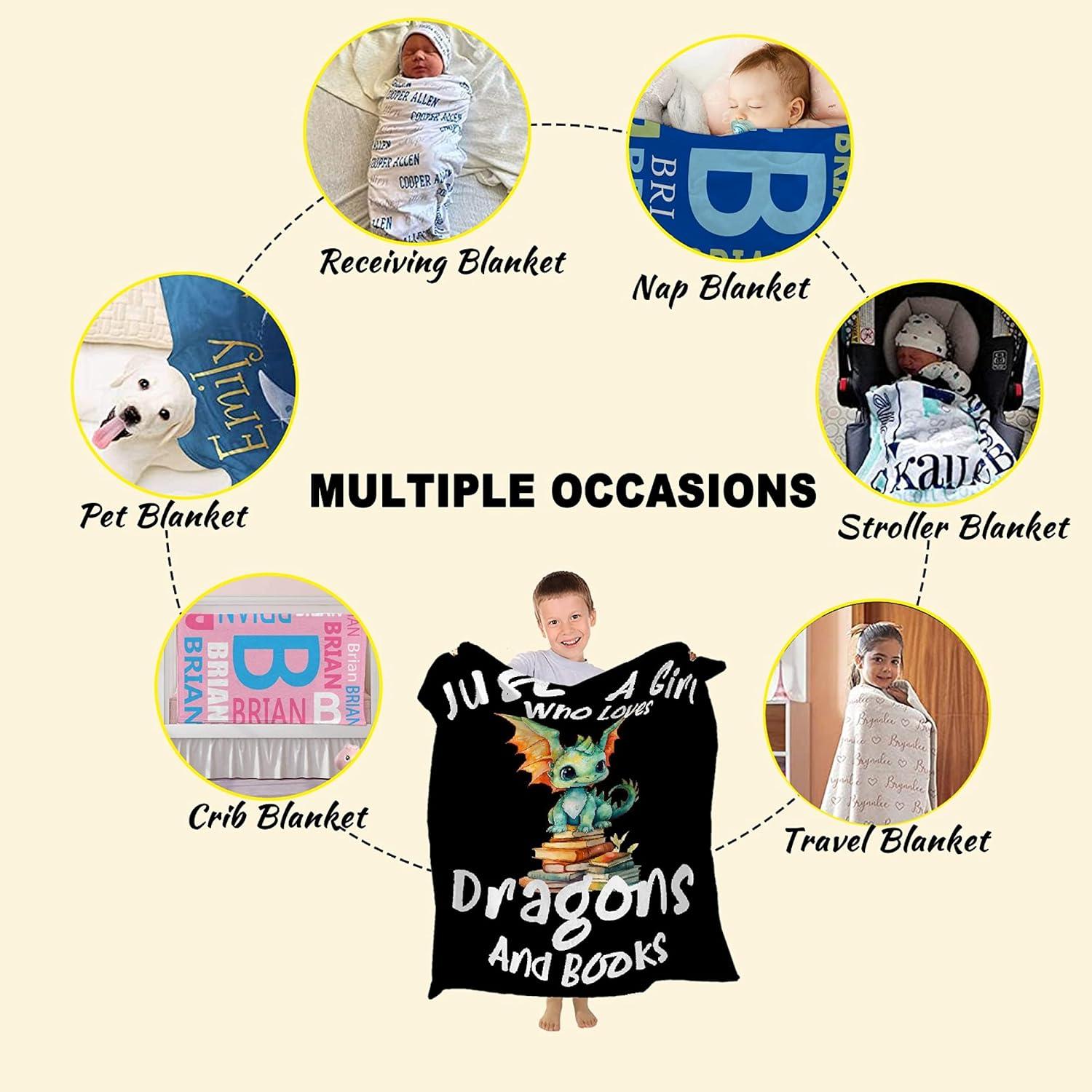 Manta de Franela Bhaisajyaguru 127x101 cm Dragones para Niños