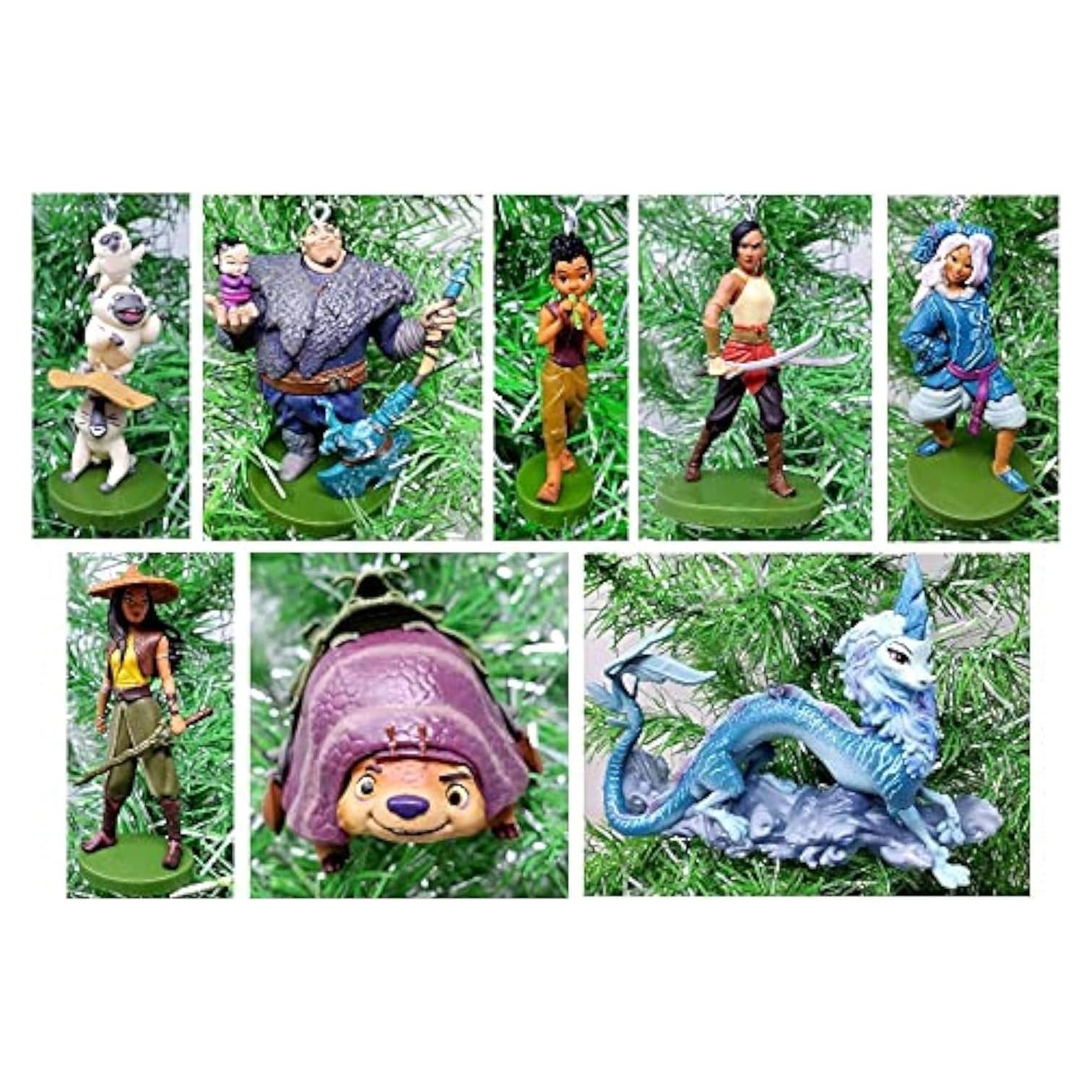 Juego de Adornos Raya y el Último Dragón - Coovo - 5 a 10 cm